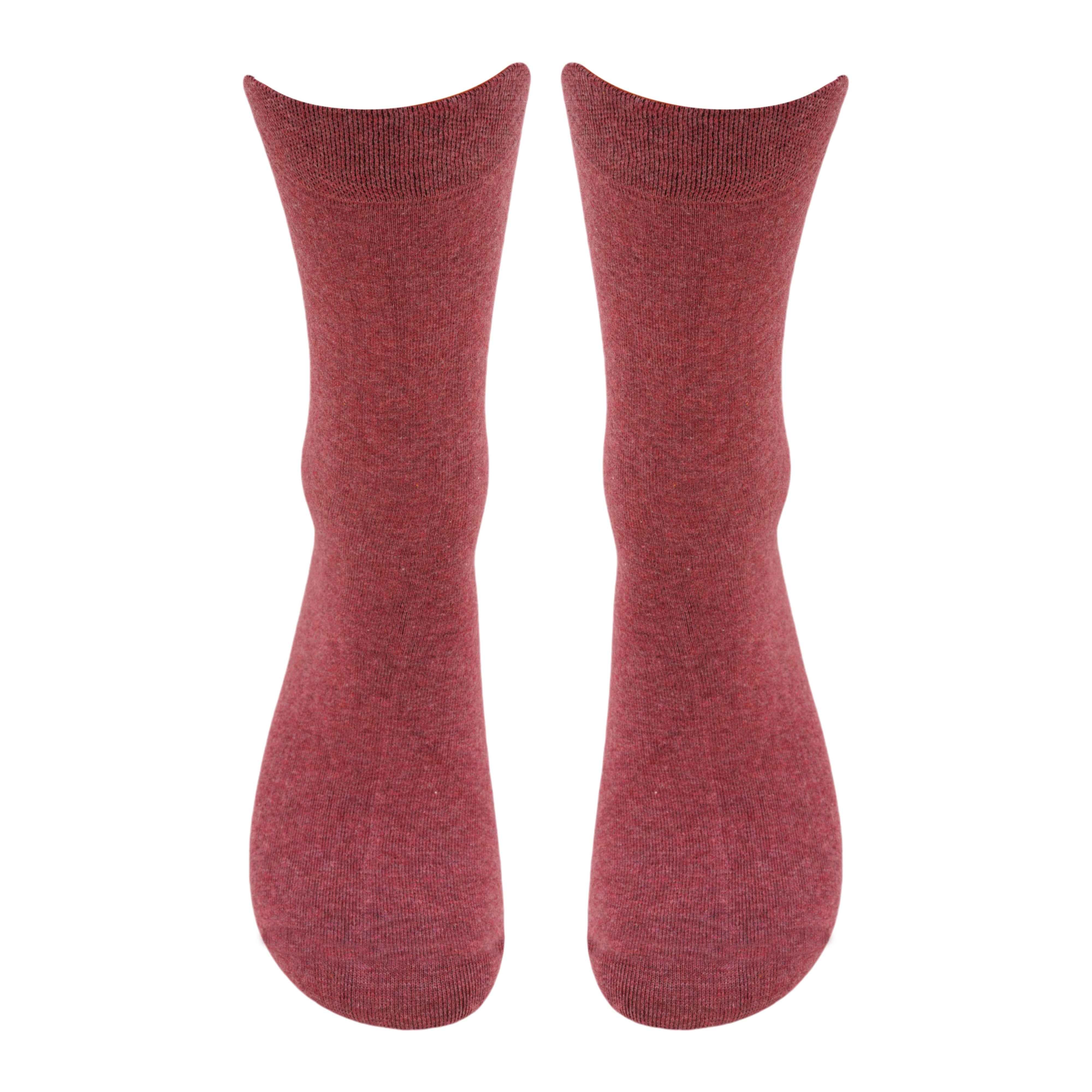 Men,s Full Crew Brown Luxury Socks (Pack of 1) 2N - Town Business