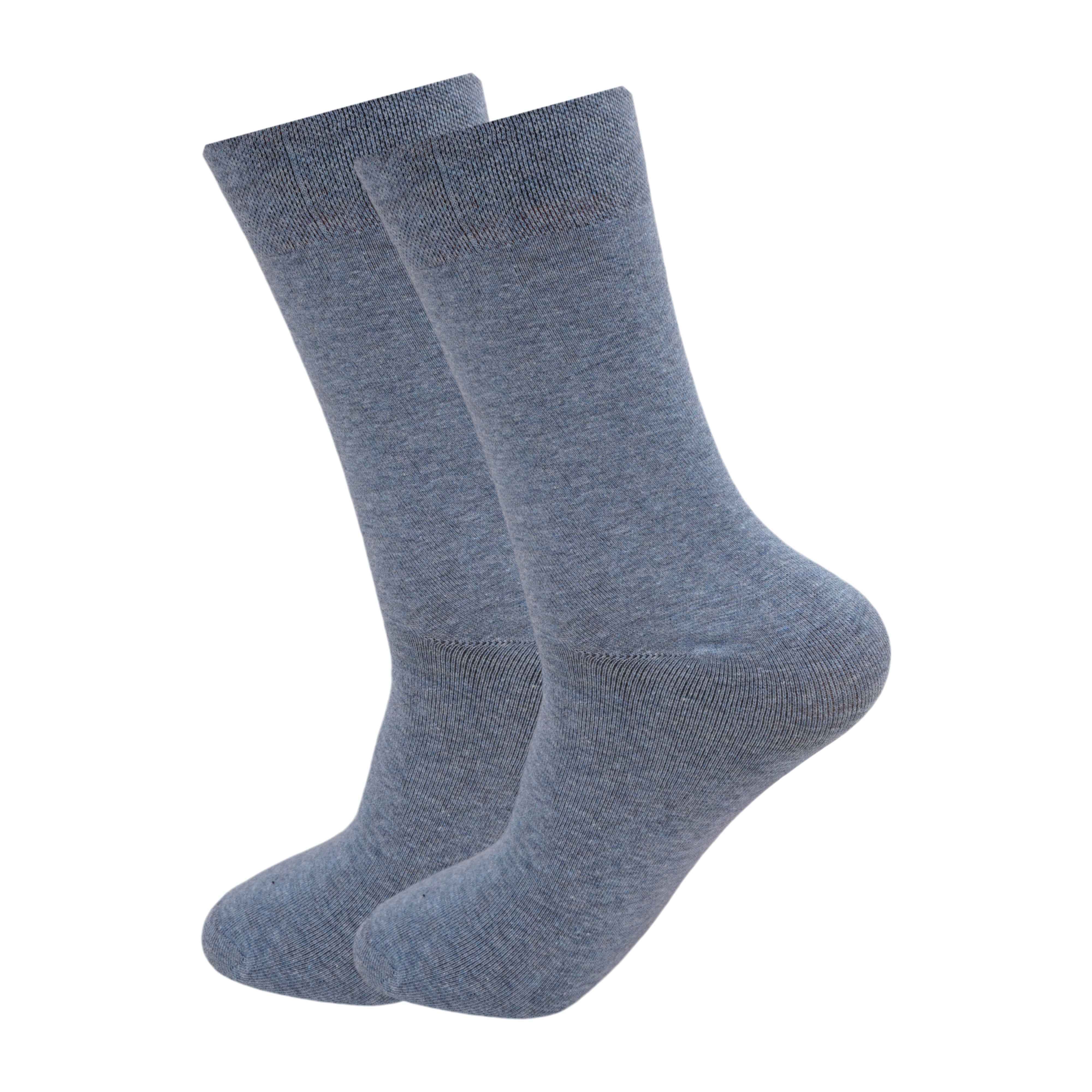 Premium Plain Cotton Socks (Pack of 1) 2N - Town Business
