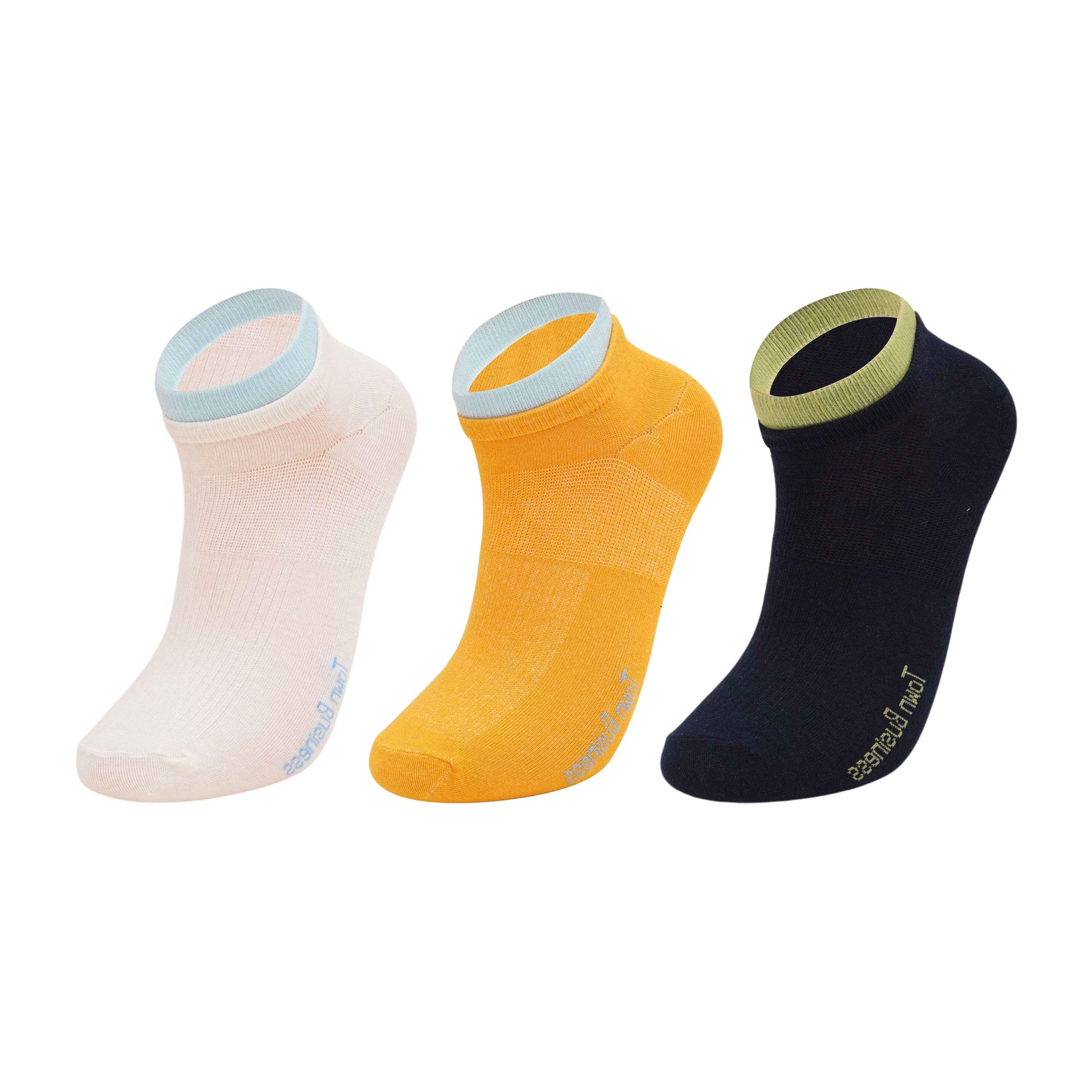 Town Business Plain Colored Socks (Pack Of 3)6N - Town Business