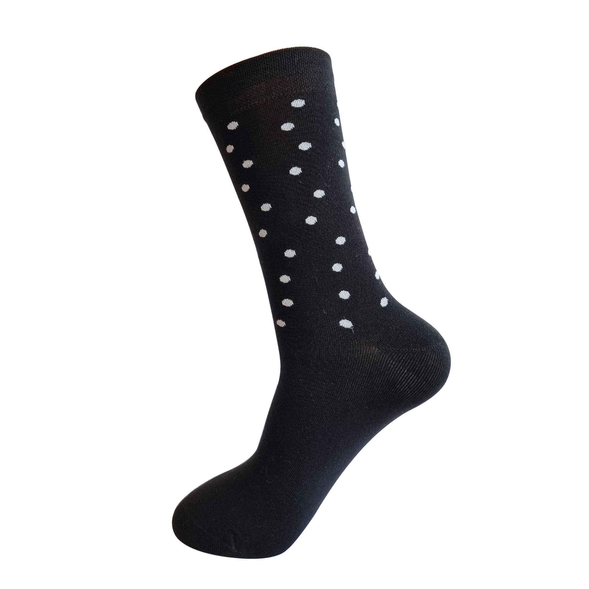 Men’s 3-Pair Crew-Length Socks (Dark Grey Black With Egile) - Town Business