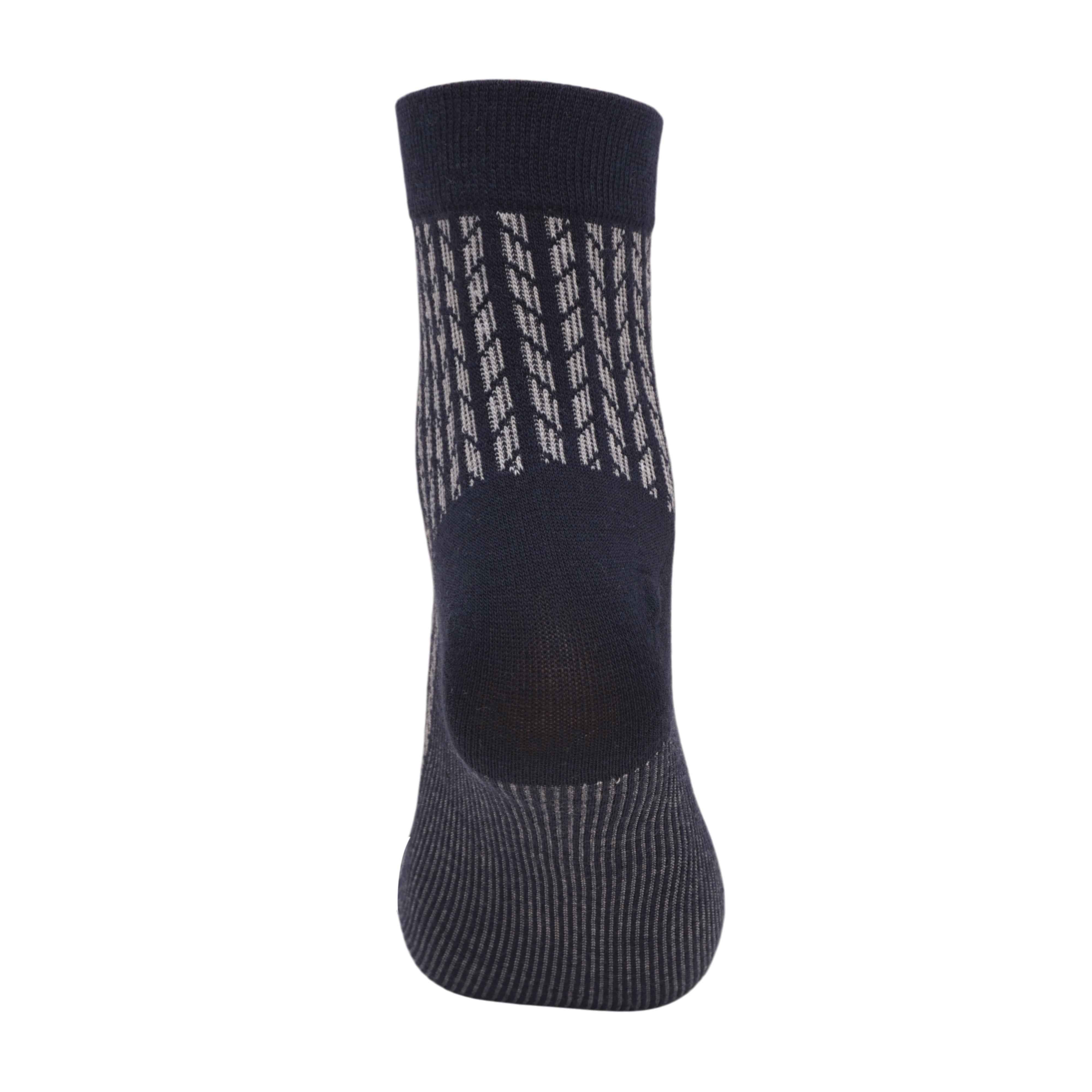 Platinum Ankle Plating Design formal wear socks pack of 3