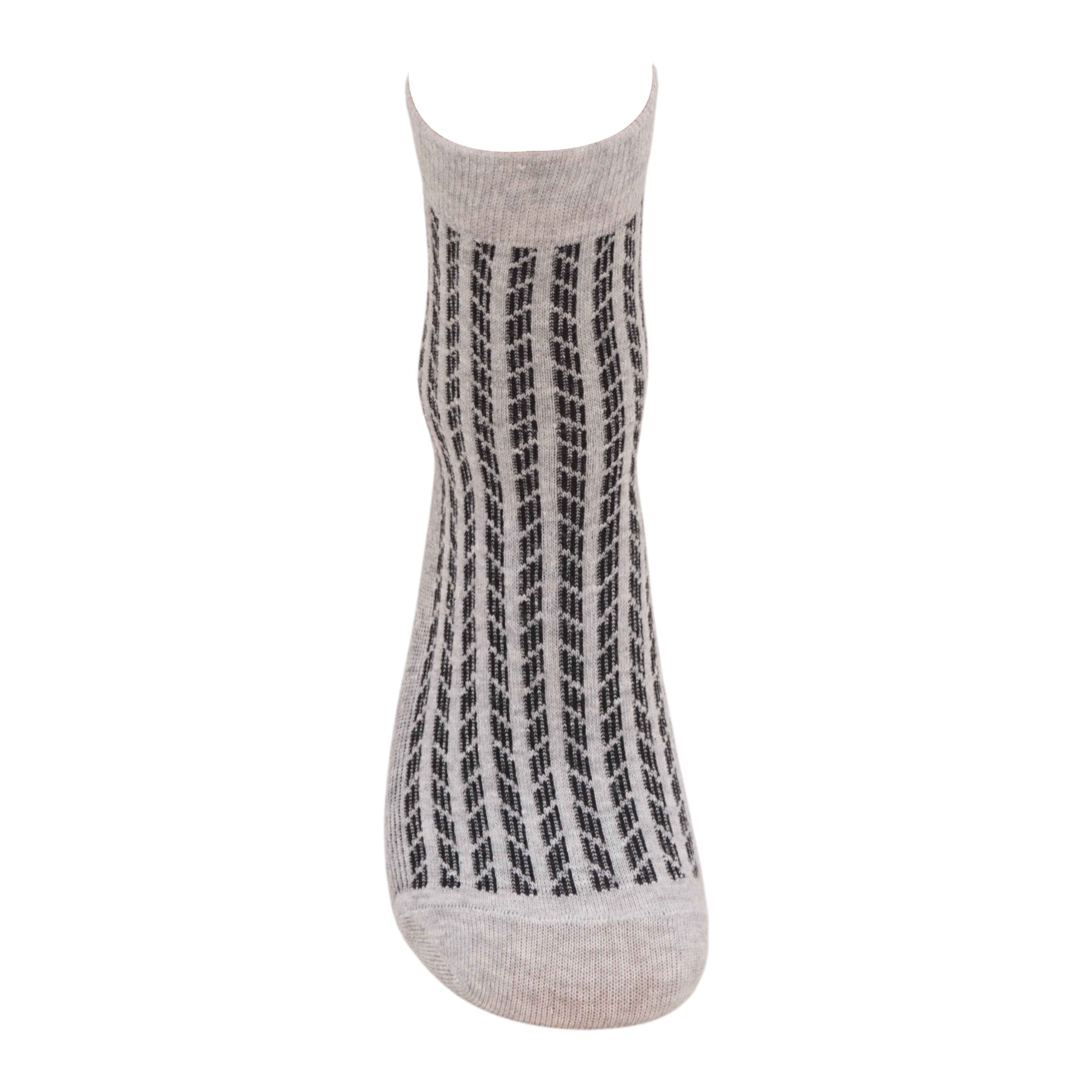 Platinum Ankle Plating Design formal wear socks pack of 3