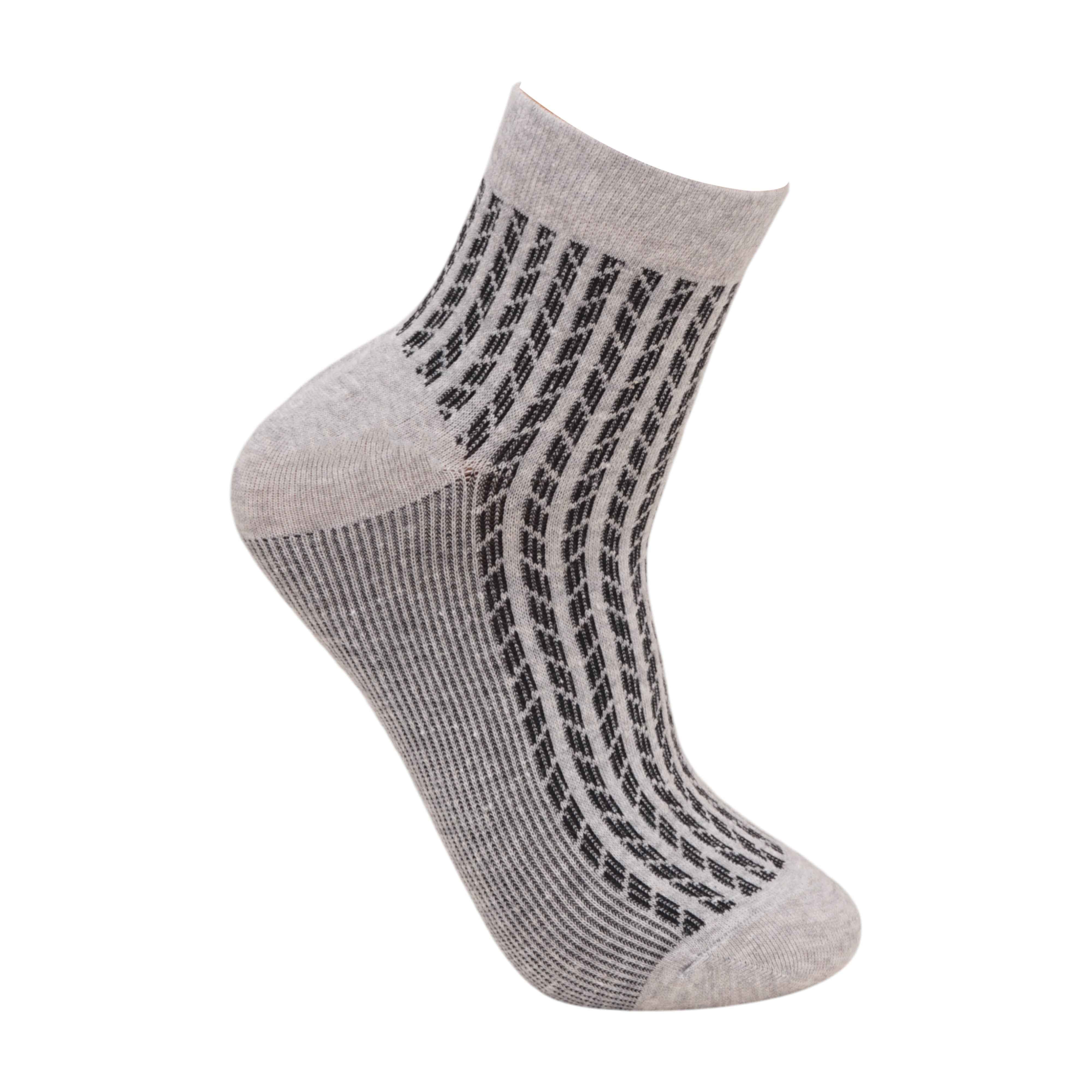 Platinum Ankle Plating Design formal wear socks pack of 3