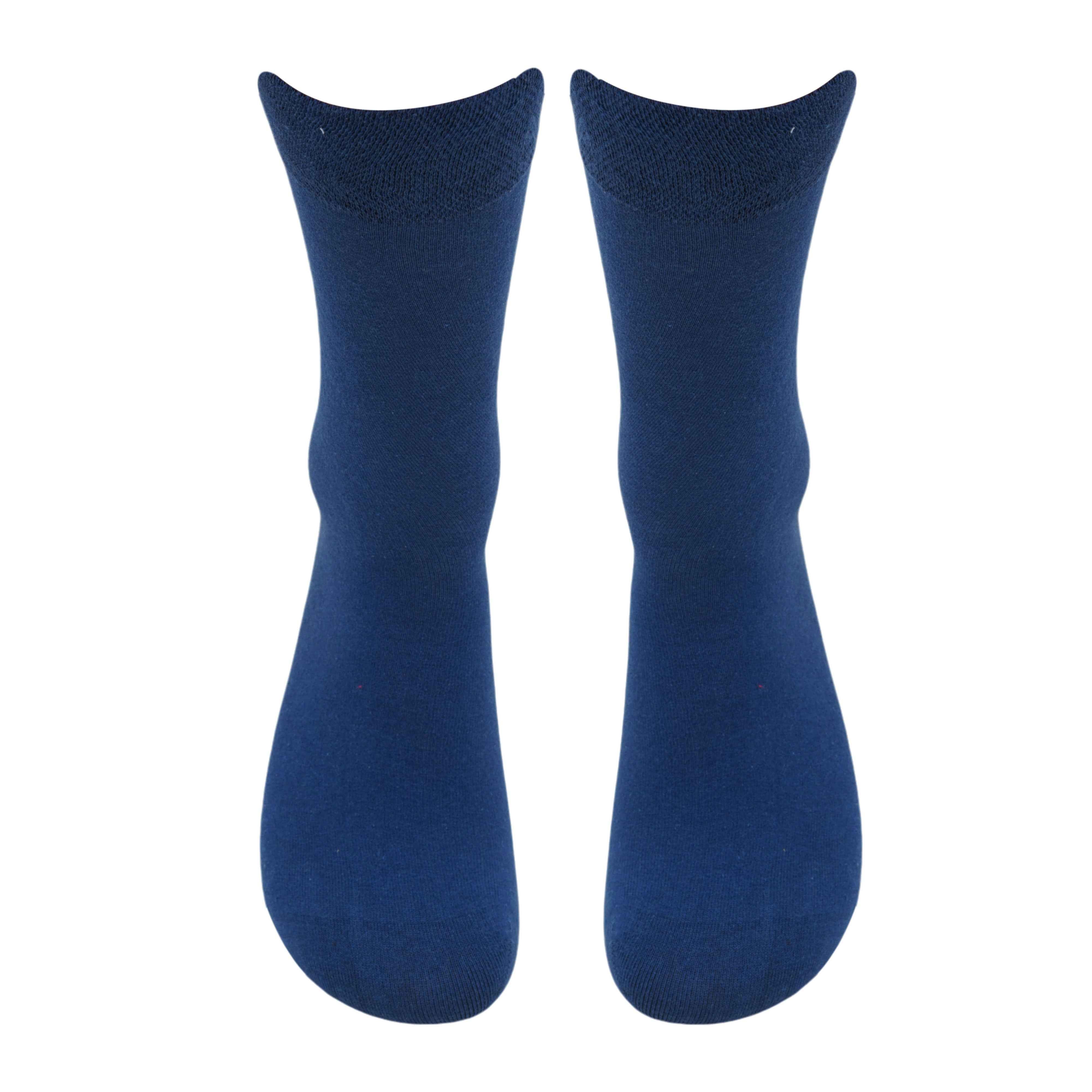 Men,s Full Crew blue Luxury Socks (Pack of 1) 2N - Town Business