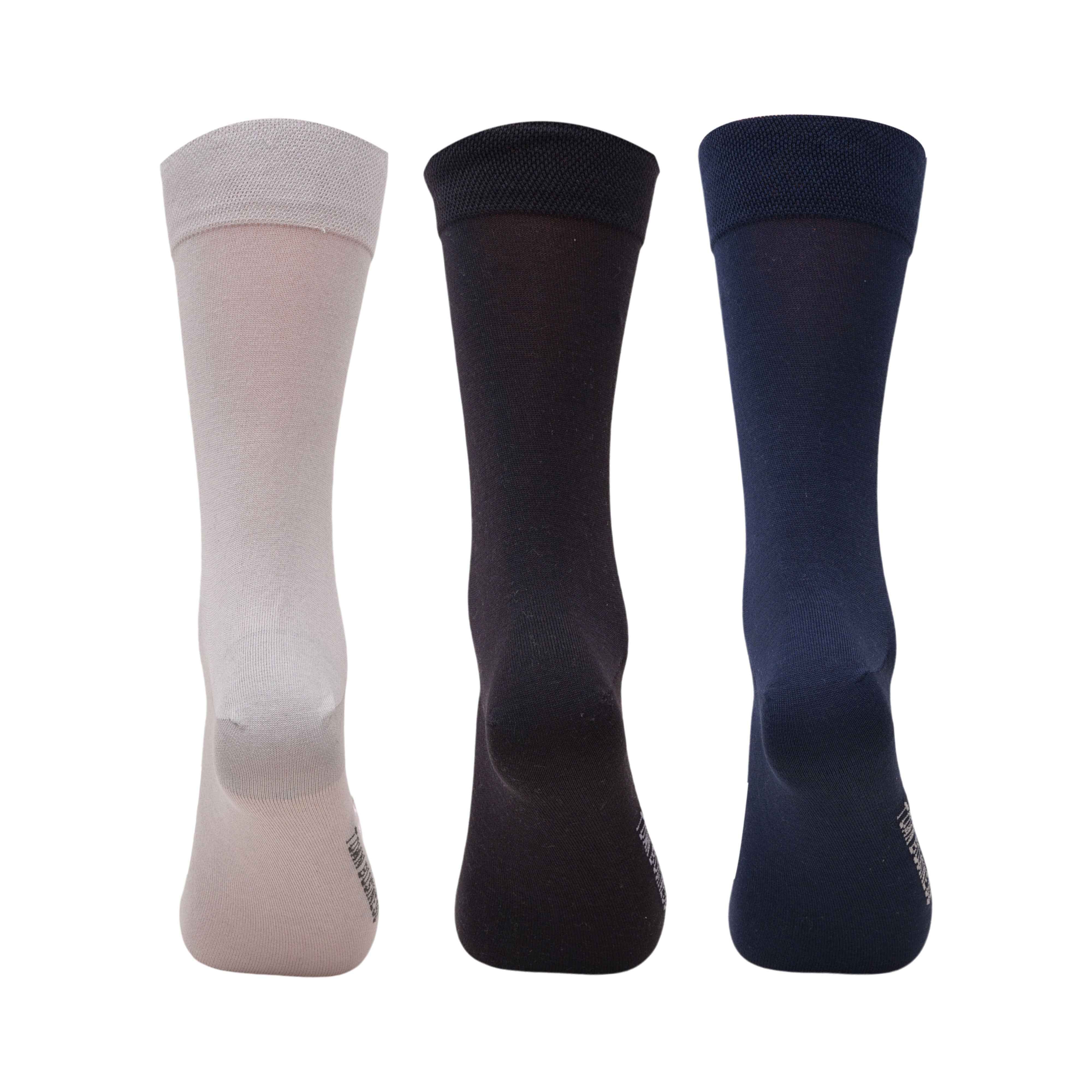 Premium Collection luxury Mercerised Cotton Socks (Pack Of 3)6N - Town Business