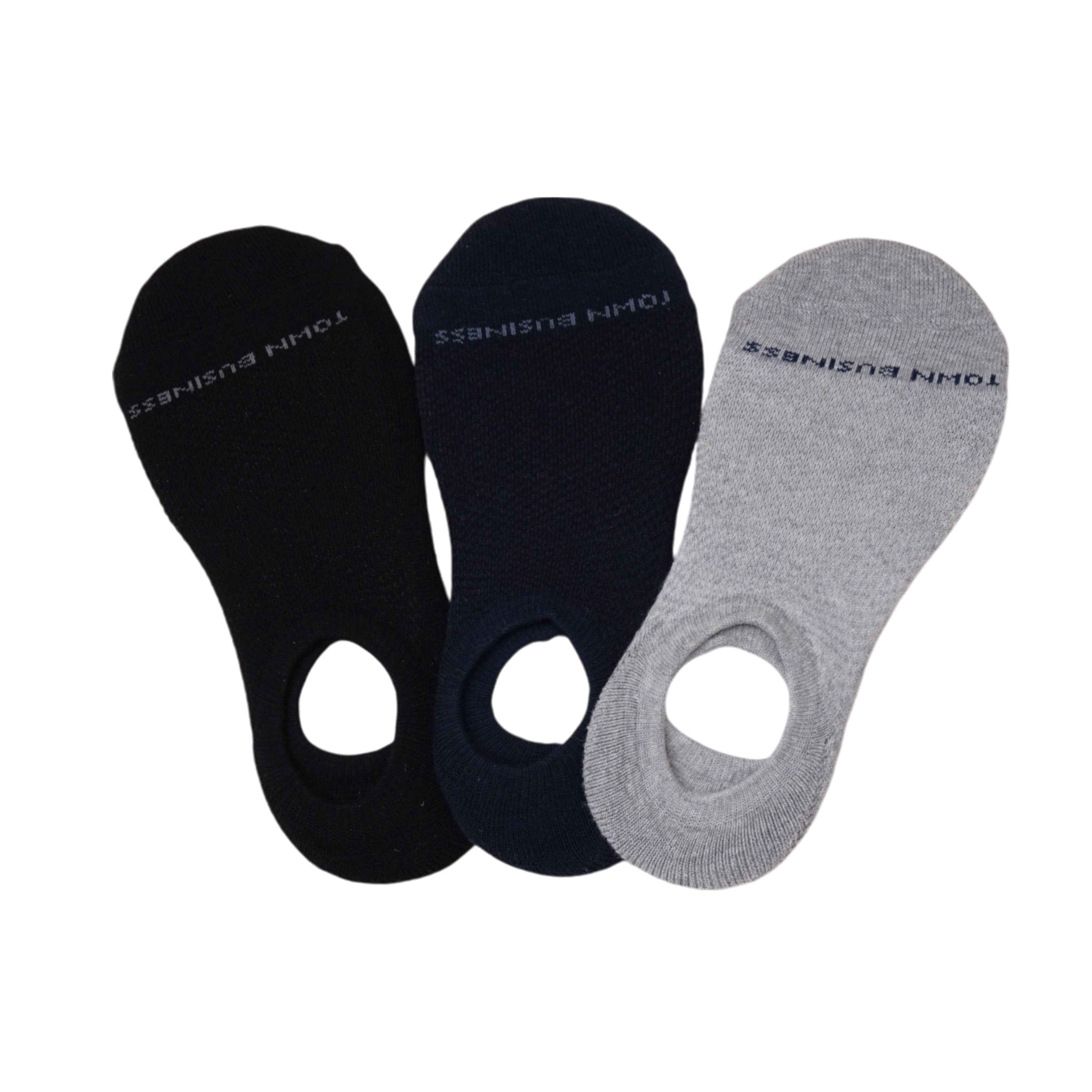 Luxury Loofer Socks (Pack Of 3) 6N - Town Business