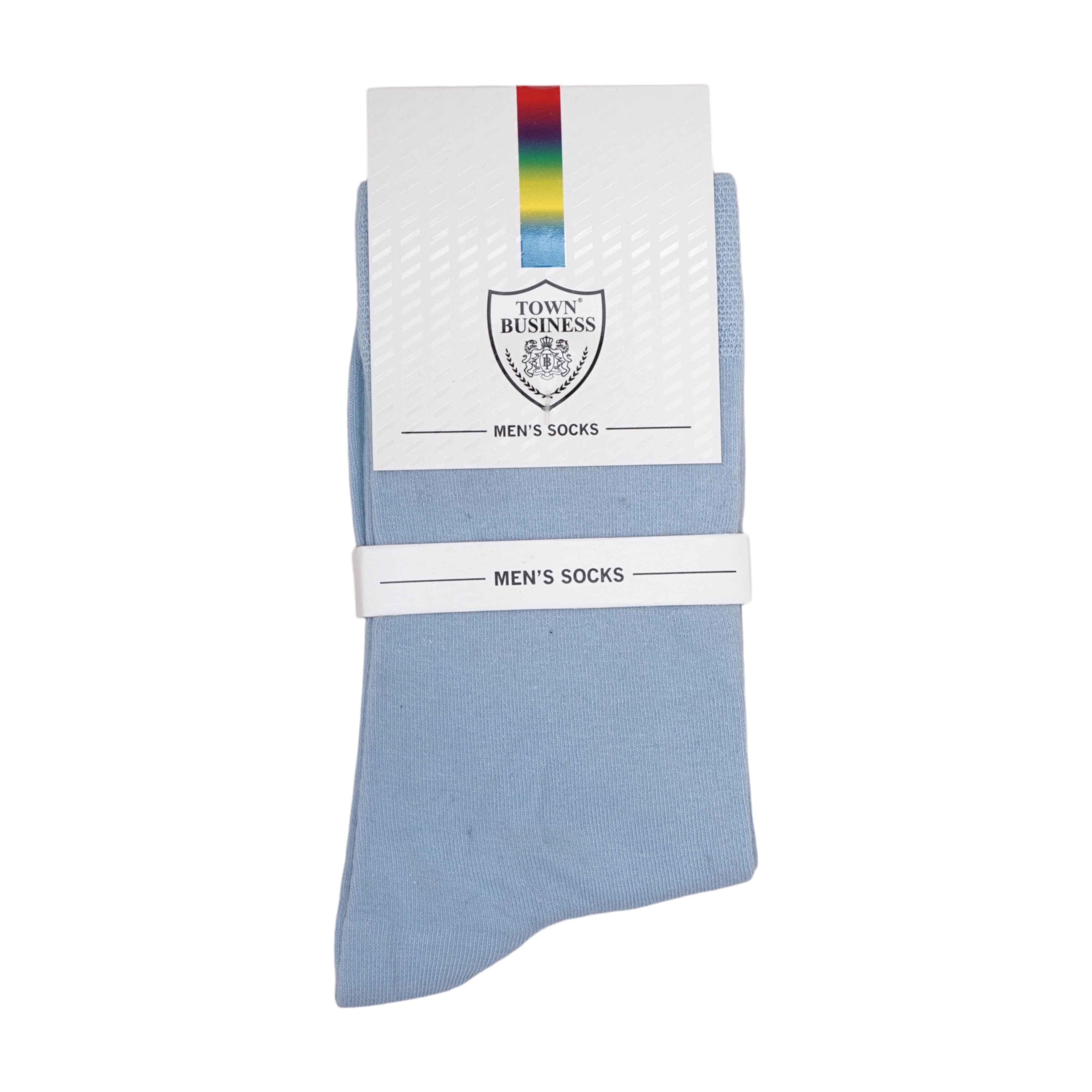 Premium Plain Cotton Socks (Pack of 1) 2N - Town Business