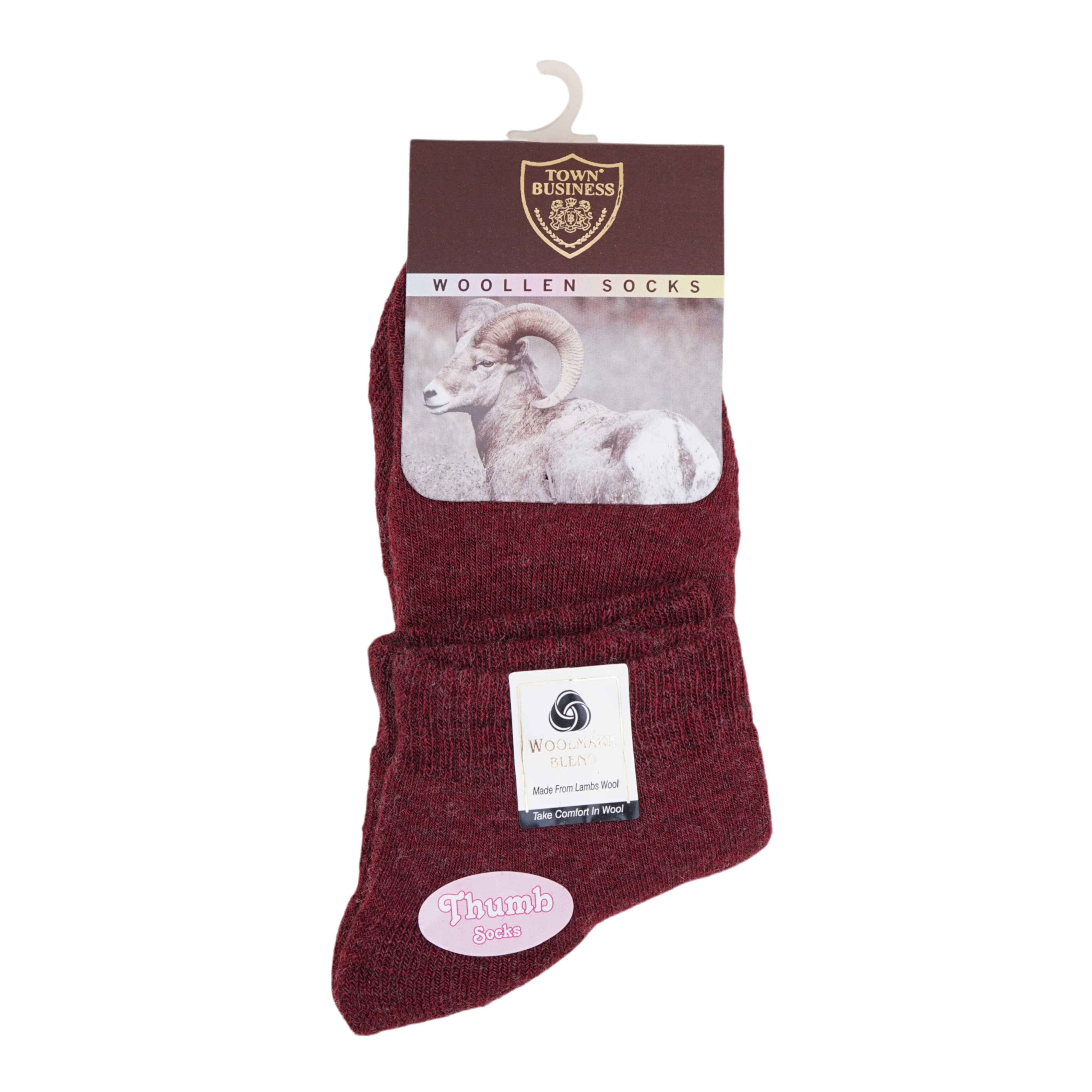 Town business Ankle Thumb Wolen Luxury Socks (Pack of 1) 2N
