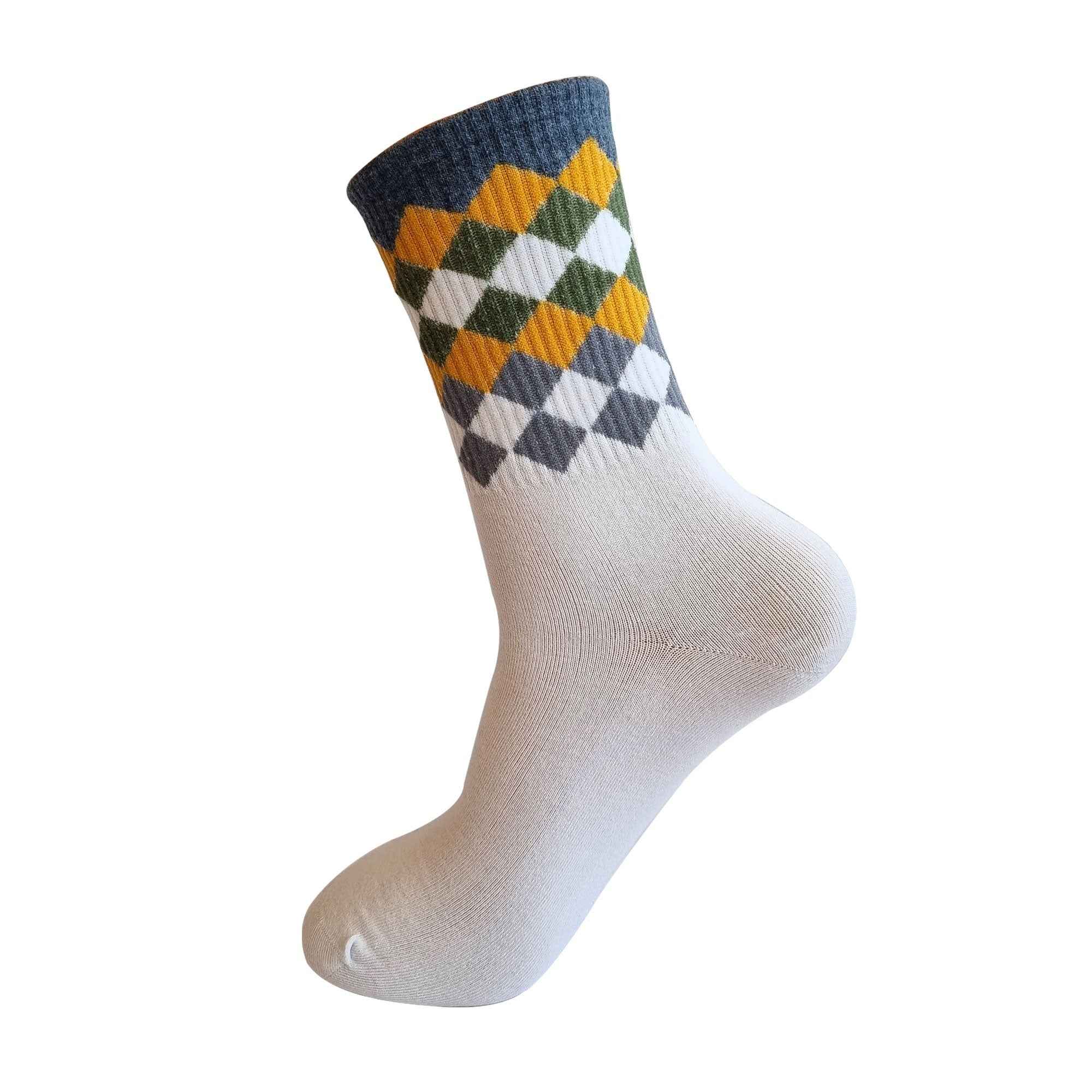 Men’s 3-Pair Crew-Length Socks (Multicolored) - Town Business