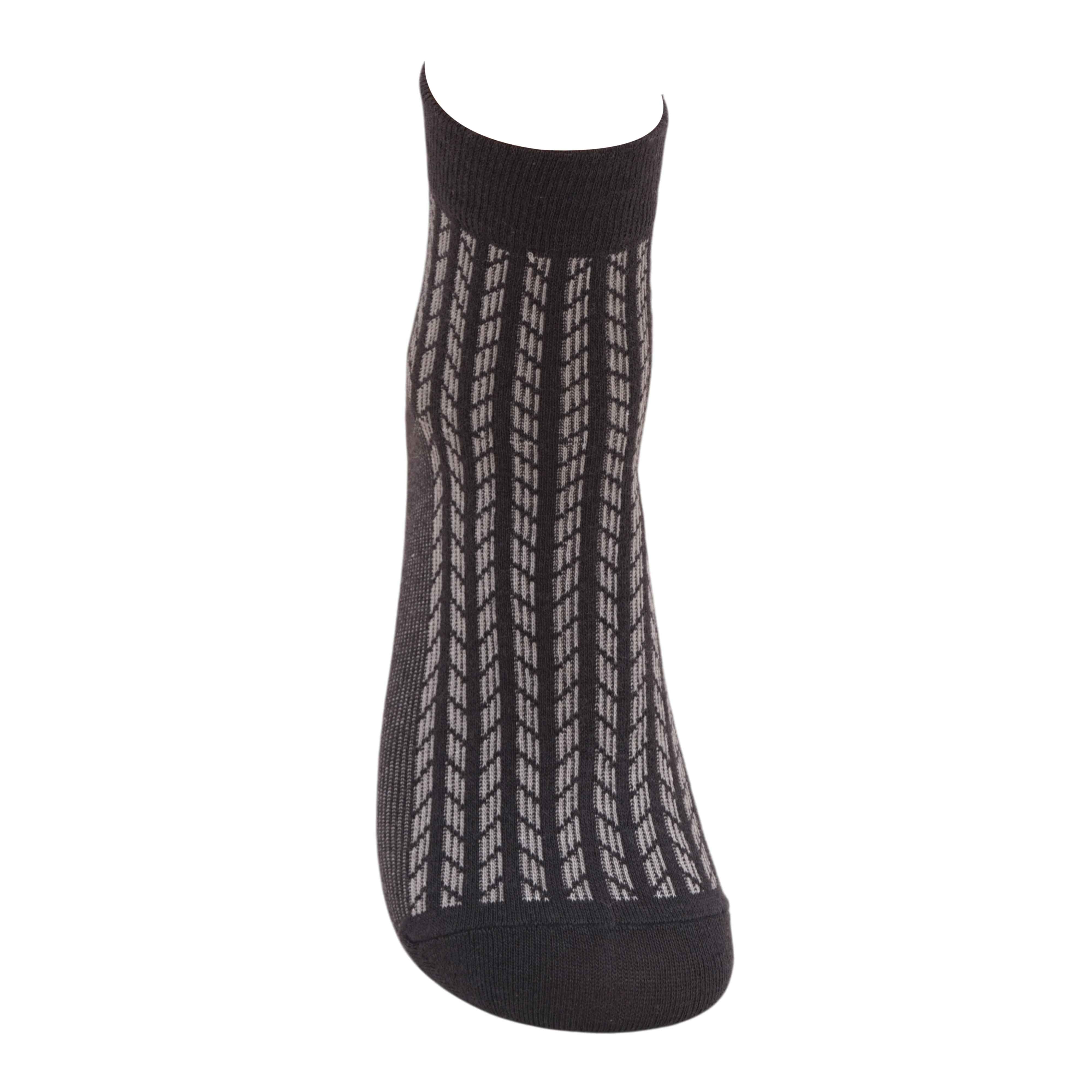 Platinum Ankle Plating Design formal wear socks pack of 3
