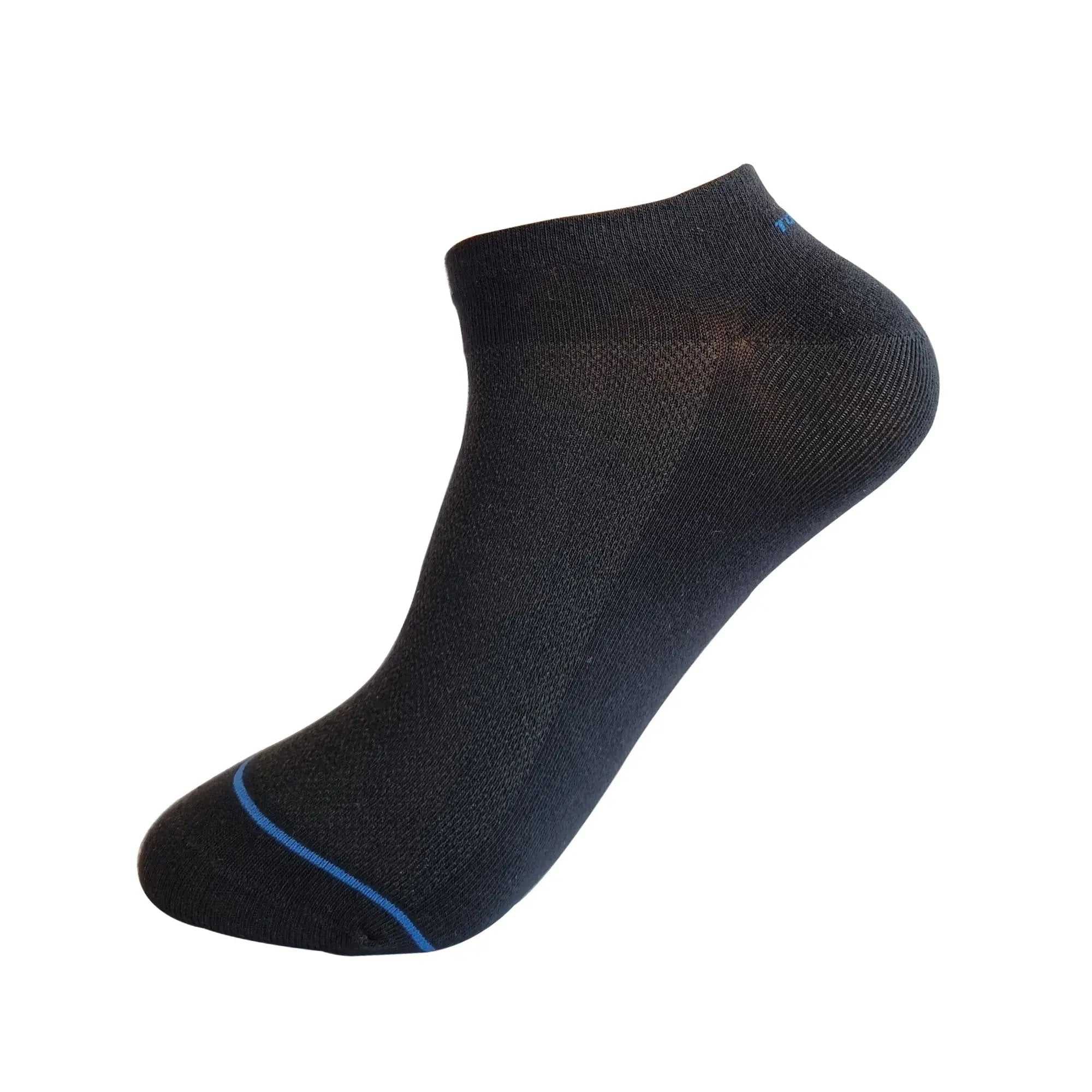 Unisex 3 Pair Breathable Sneaker socks ( Black) - Town Business