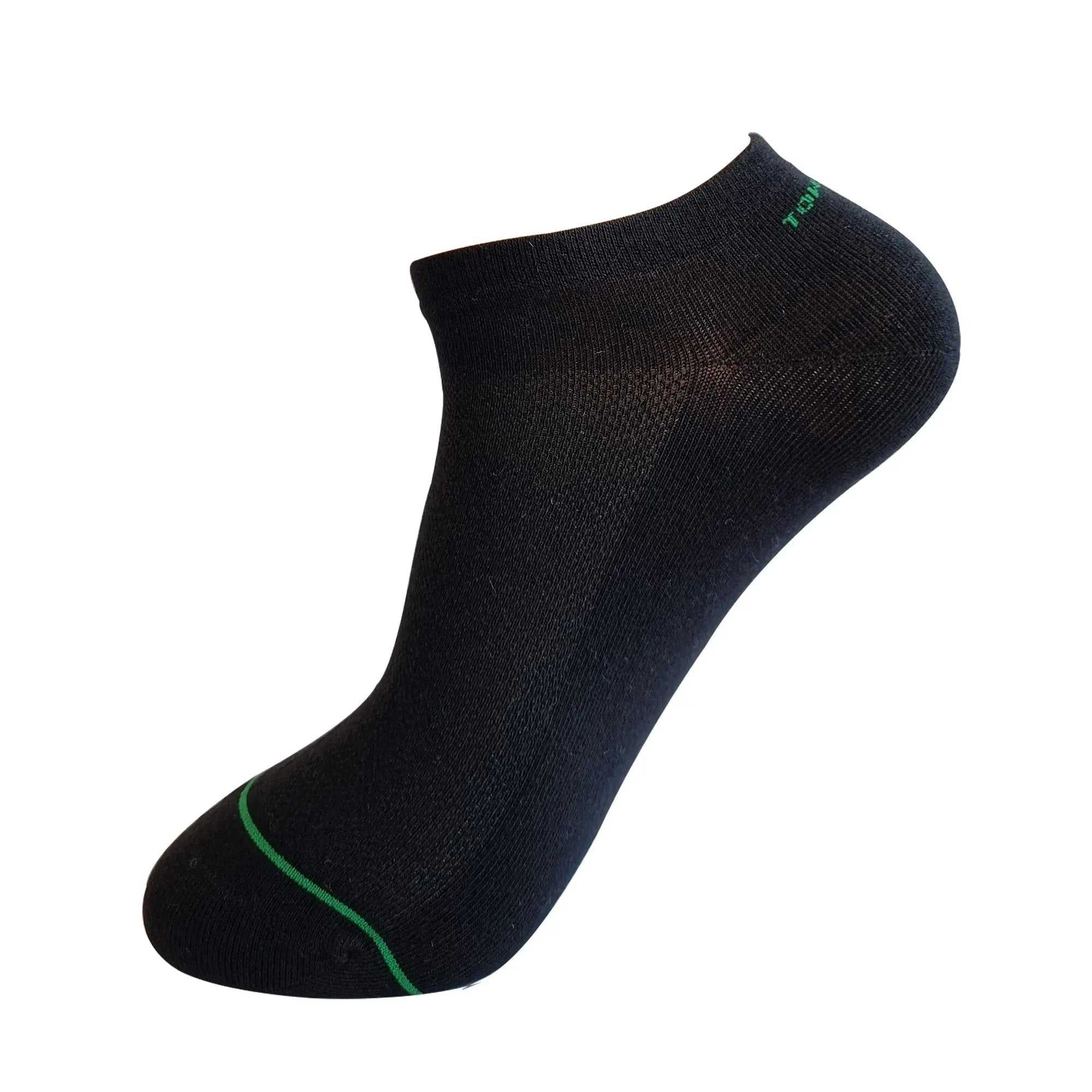 Unisex 3 Pair Breathable Sneaker socks ( Black) - Town Business