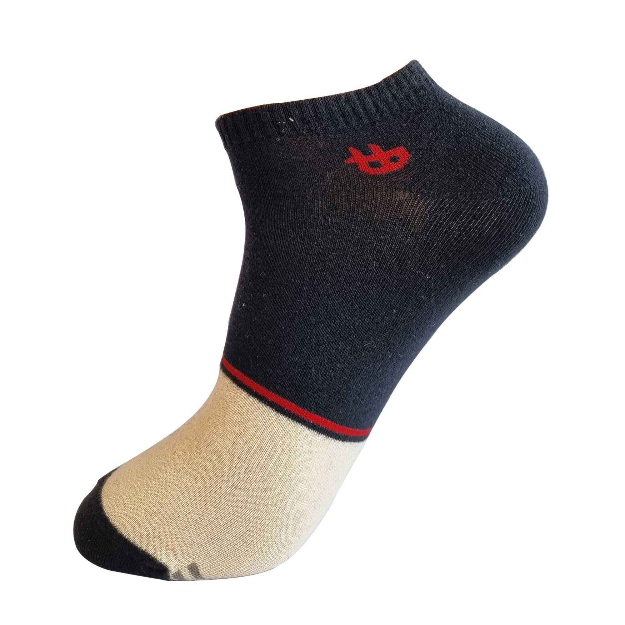Town Business 3 Pair Unisex Sneaker socks (Multicolored) - Town Business