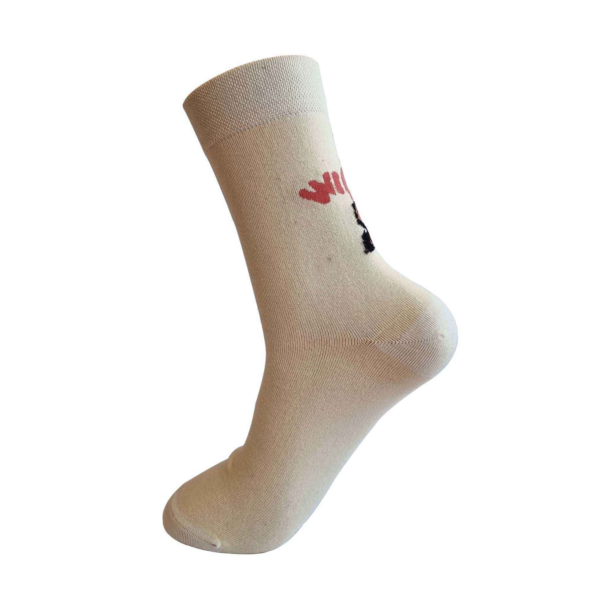 OFF White Graphic Socks (Pack Of 1) - Town Business