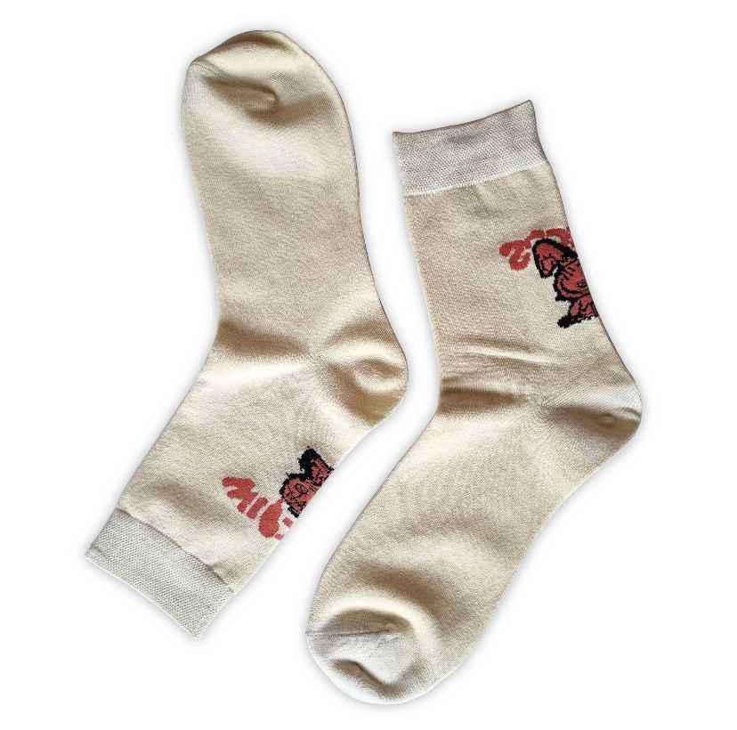 OFF White Graphic Socks (Pack Of 1) - Town Business