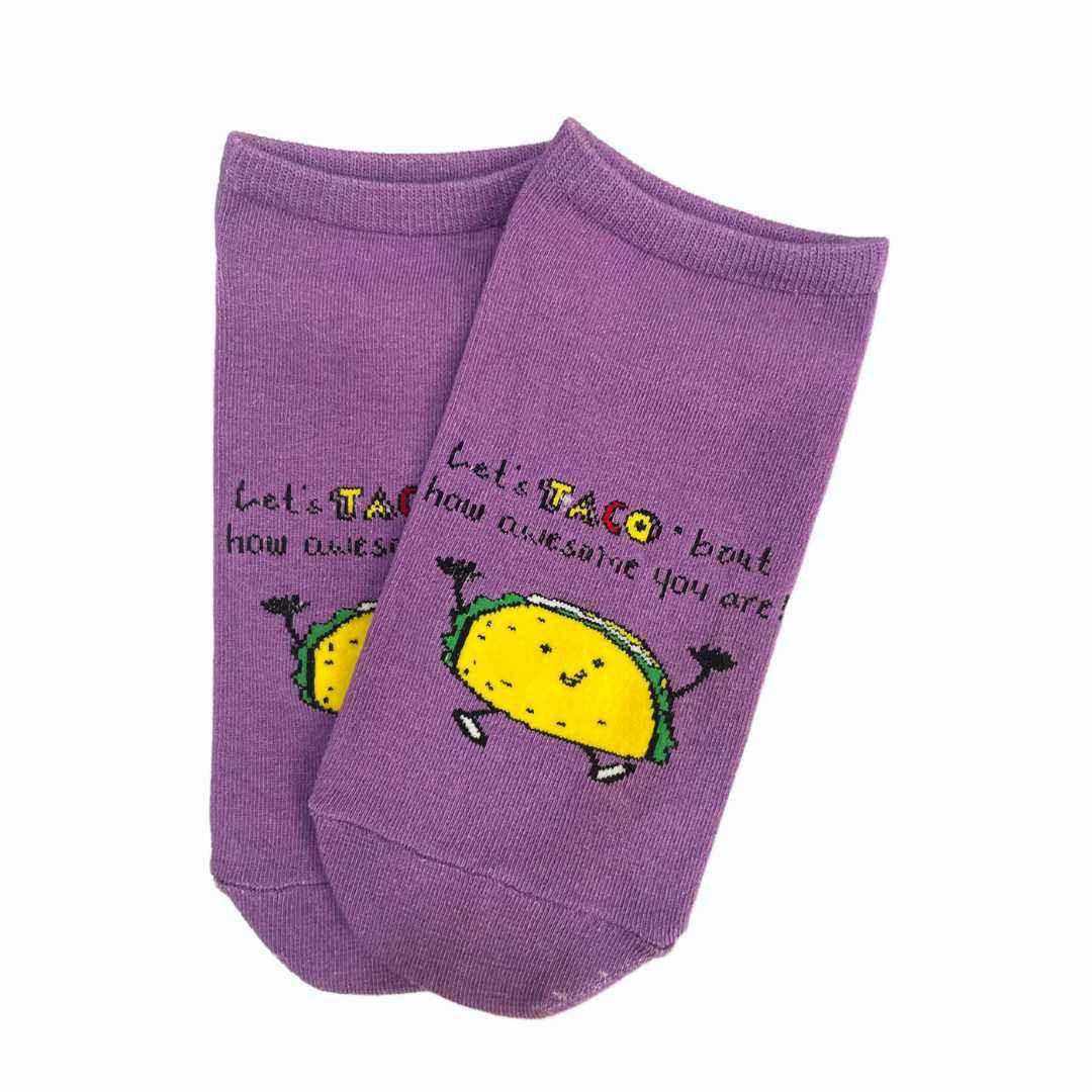 Lets Taco Socks How Awesome You Are Socks (Pack Of 1) 2N - Town Business