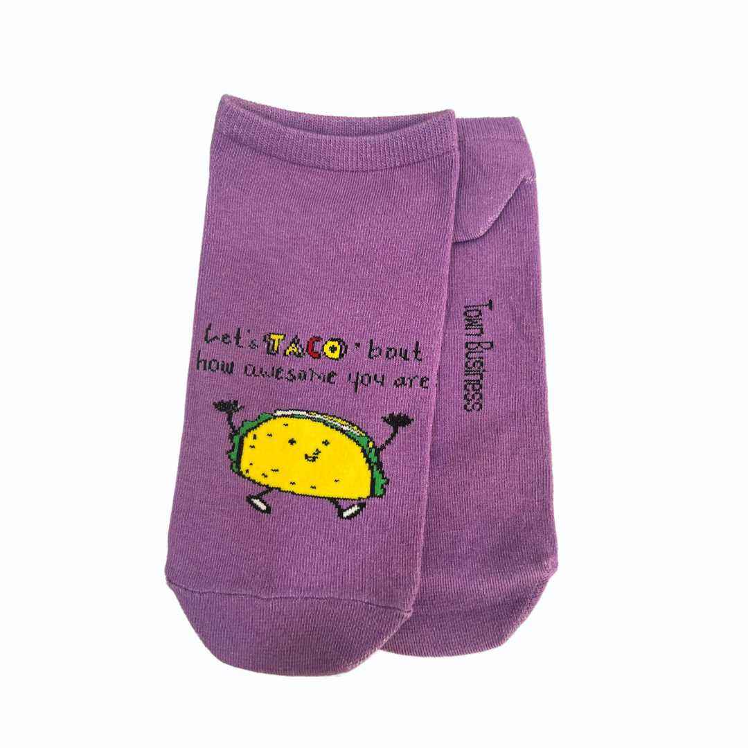 Lets Taco Socks How Awesome You Are Socks (Pack Of 1) 2N - Town Business