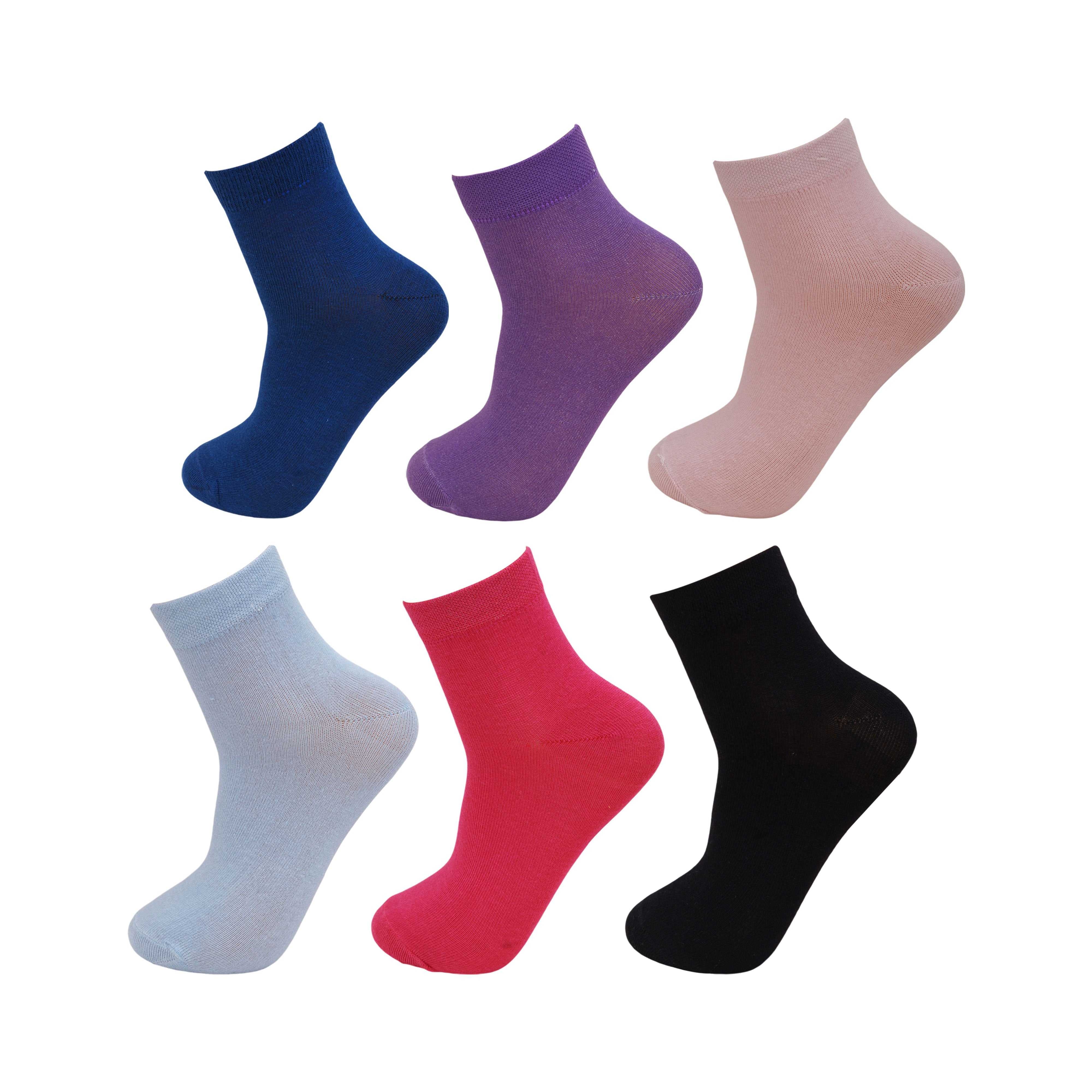 Plain Colured Combo For Women (Pack Of 6)12N - Town Business