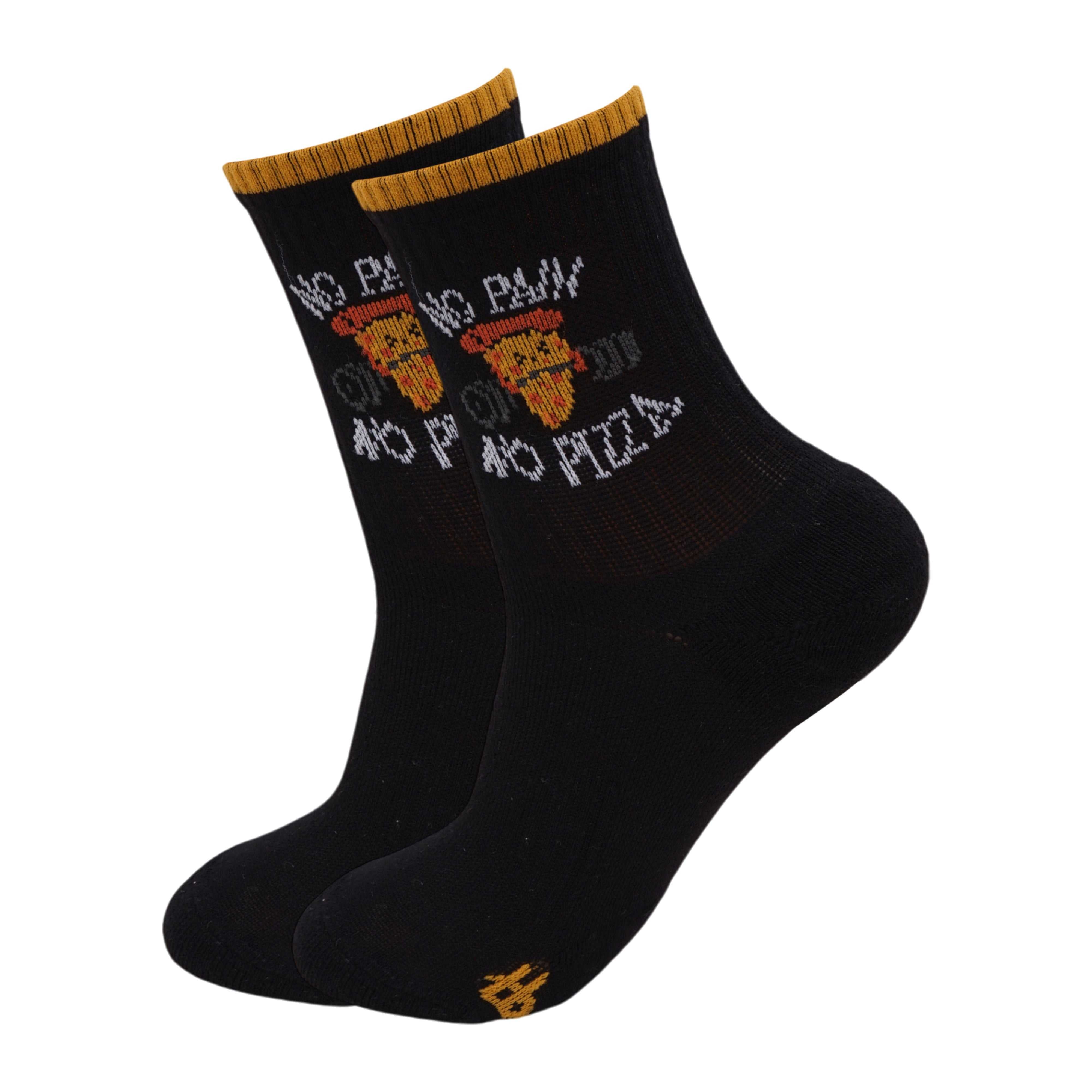 No Pain No Pizza Socks (Pack Of 1) - Town Business