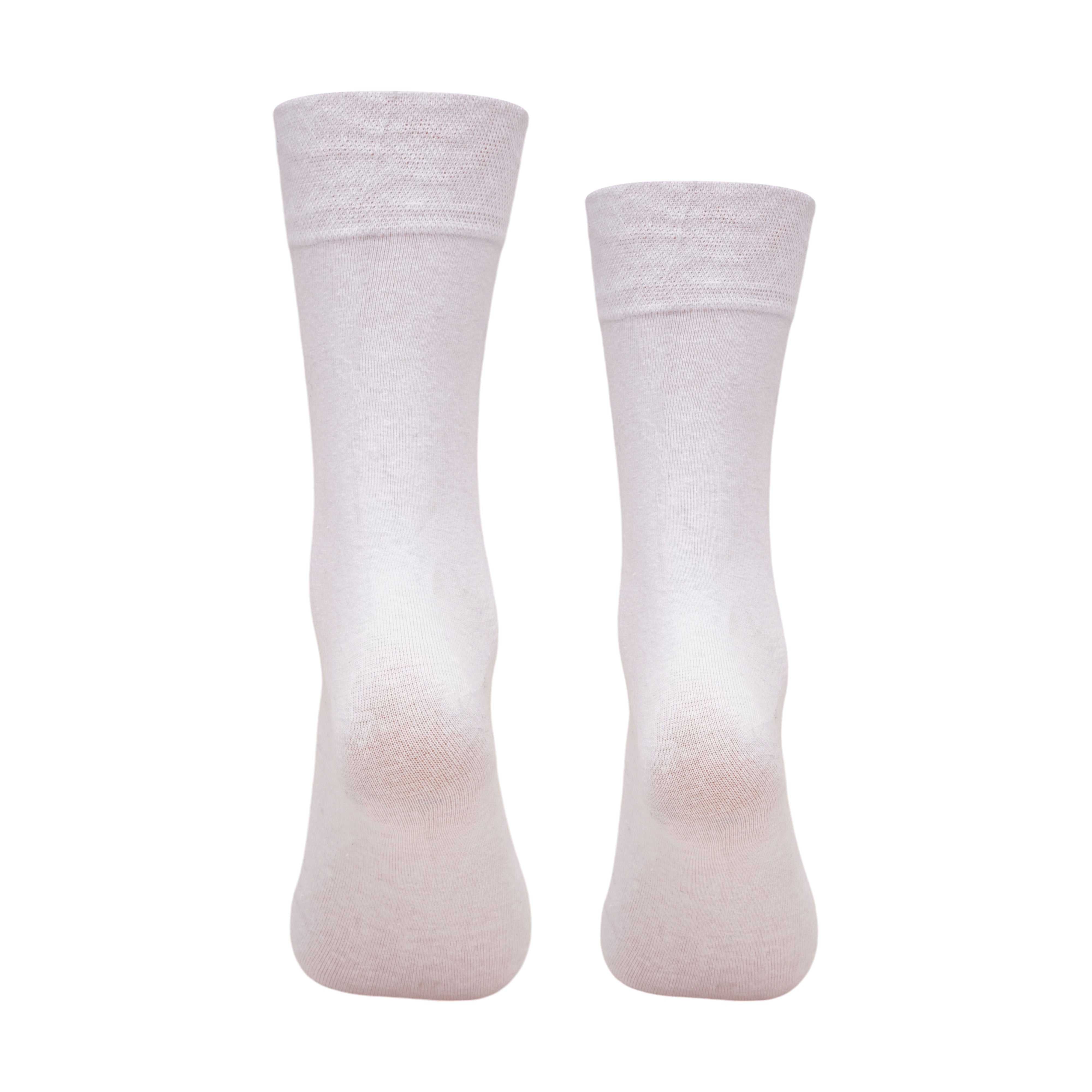 Full Crew Colourful White Socks (Pack of 1) 2N - Town Business