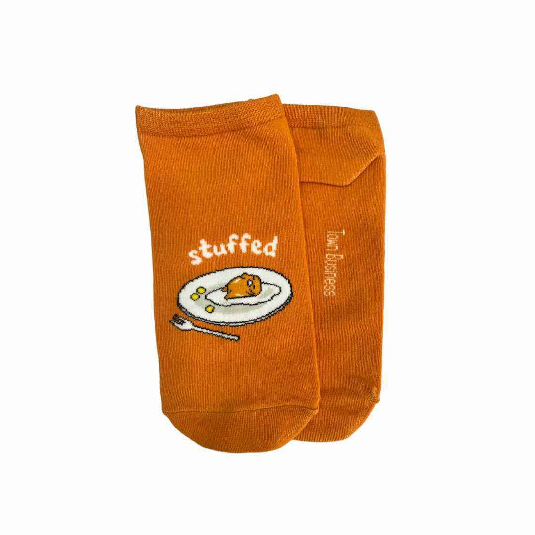 Luxury Stuffed Orange Socks (Pack Of 1) 2N - Town Business