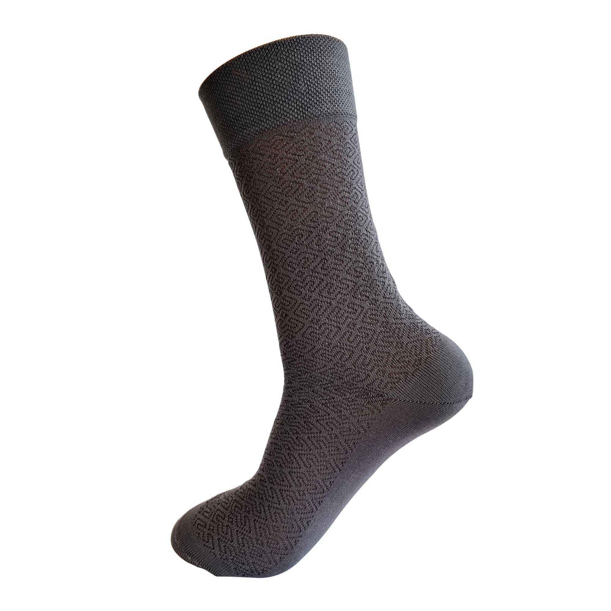 Mercerised Cotton Socks 3 Pair men's Socks ( Black , Dark Grey , Light Grey ) - Town Business