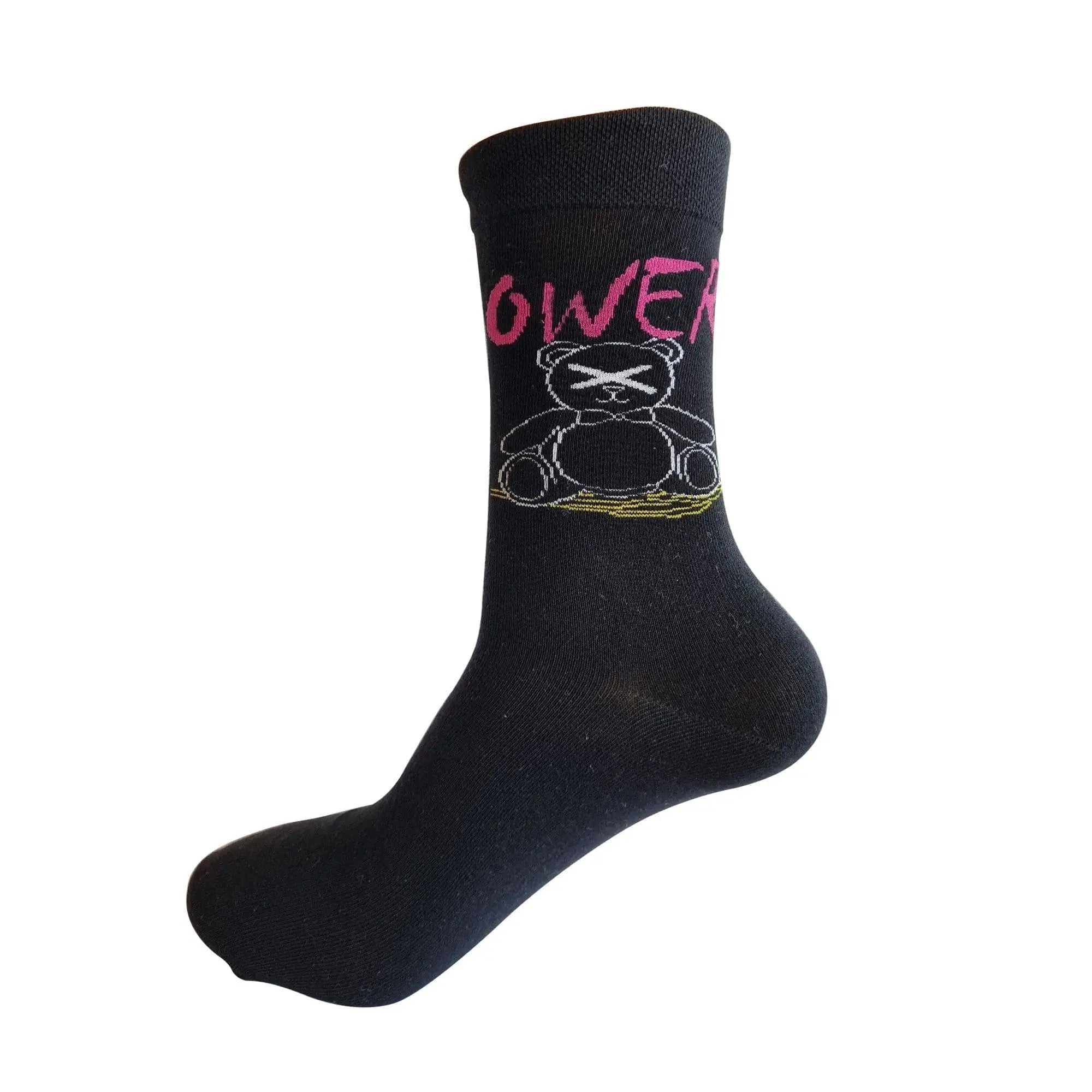 Black Ower Bear Socks (Pack Of 1) - Town Business