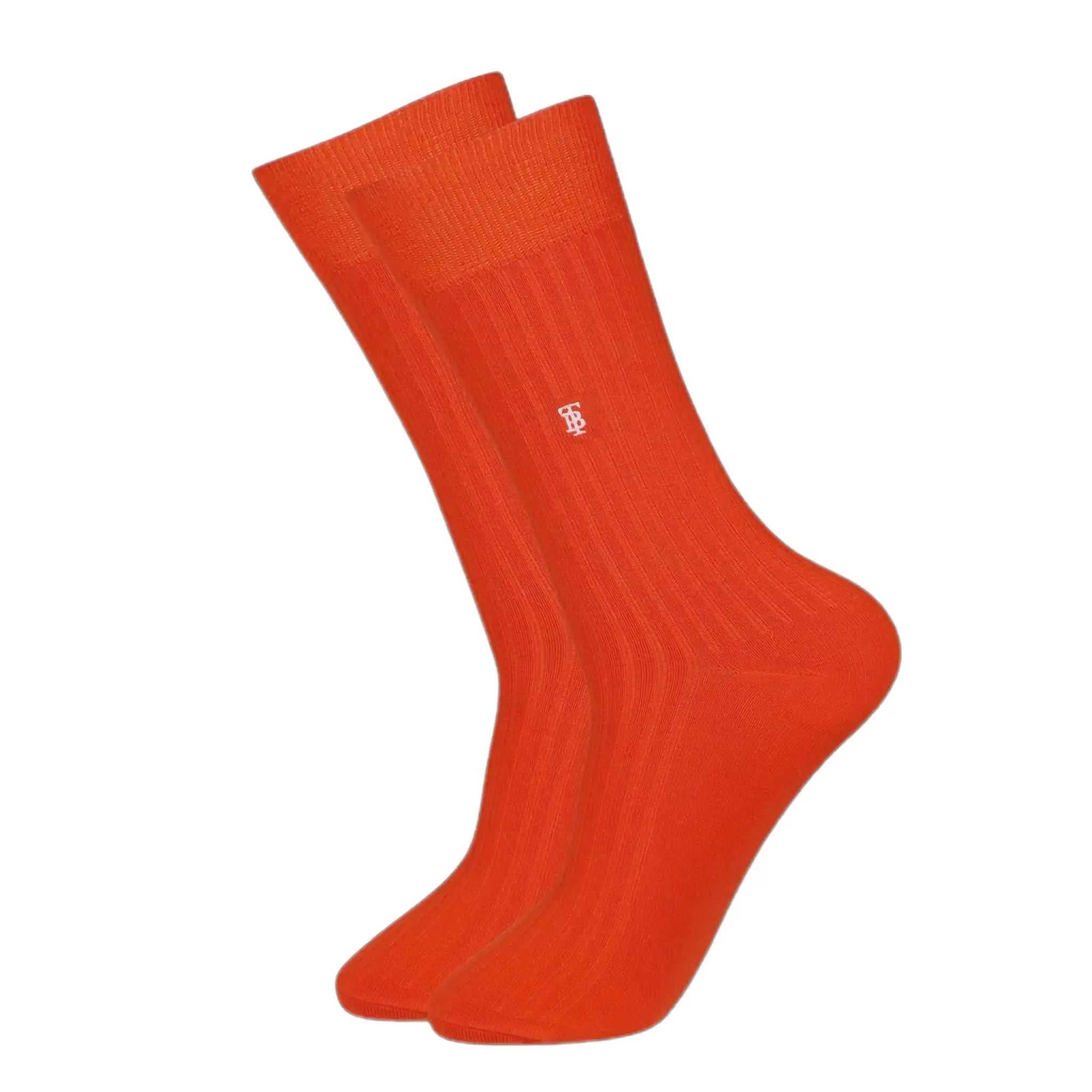 Premium Green Ribbed Formal Socks (Pack Of 1) - Town Business