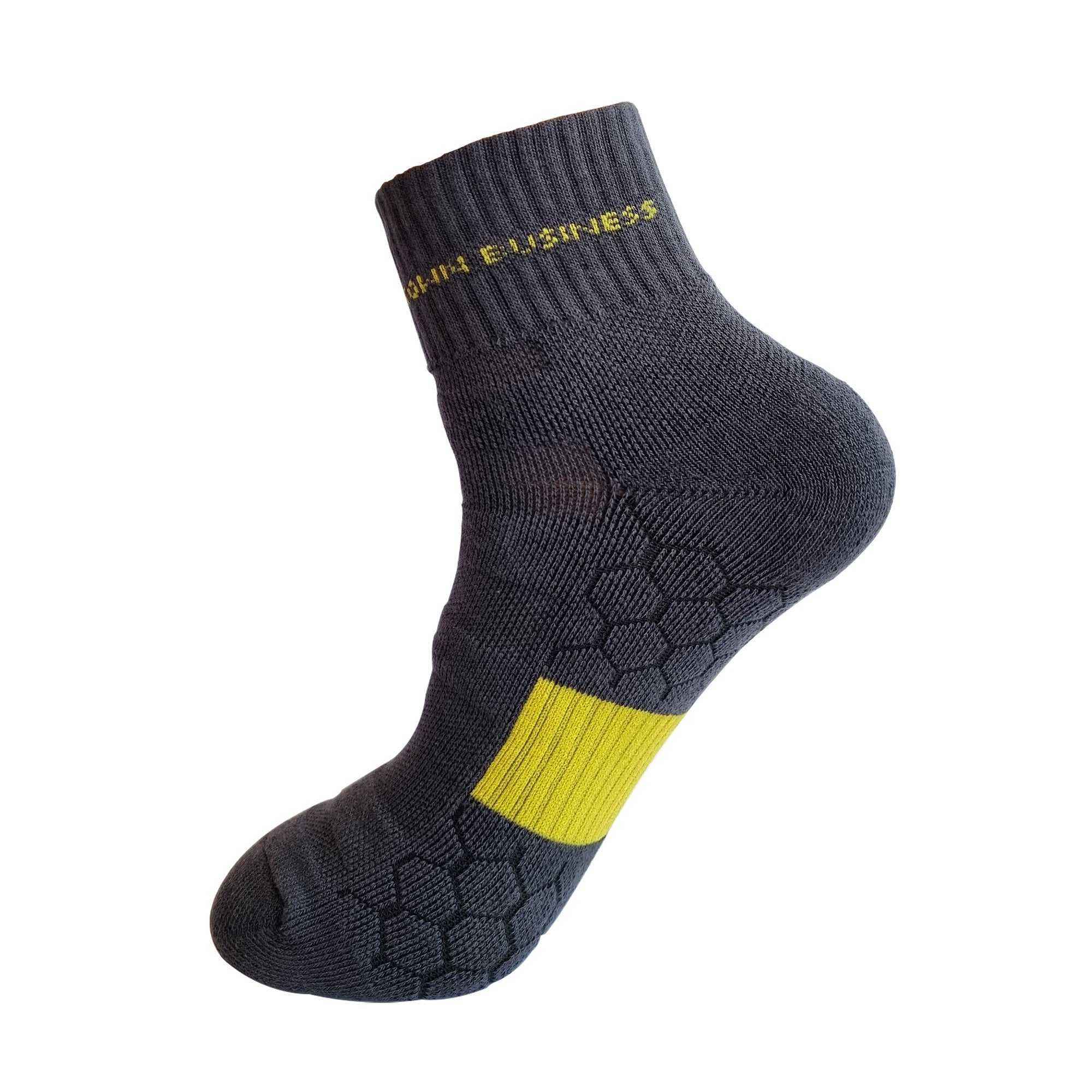 Cushioned Selected Terry Ankle 3 Pair Cotton Sports Socks (Black , Blue , Grey) - Town Business