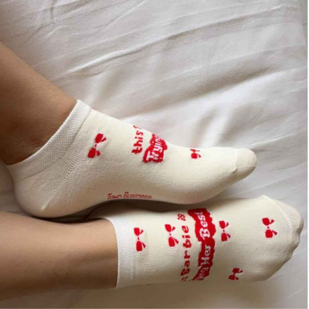 Uniquely designed "Barbie-Inspired" Socks (Pack Of 1) 2N