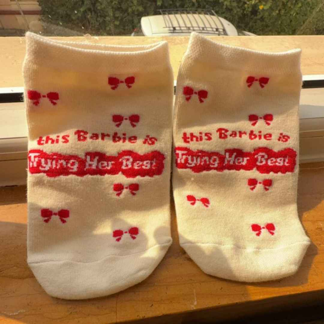 Uniquely designed "Barbie-Inspired" Socks (Pack Of 1) 2N