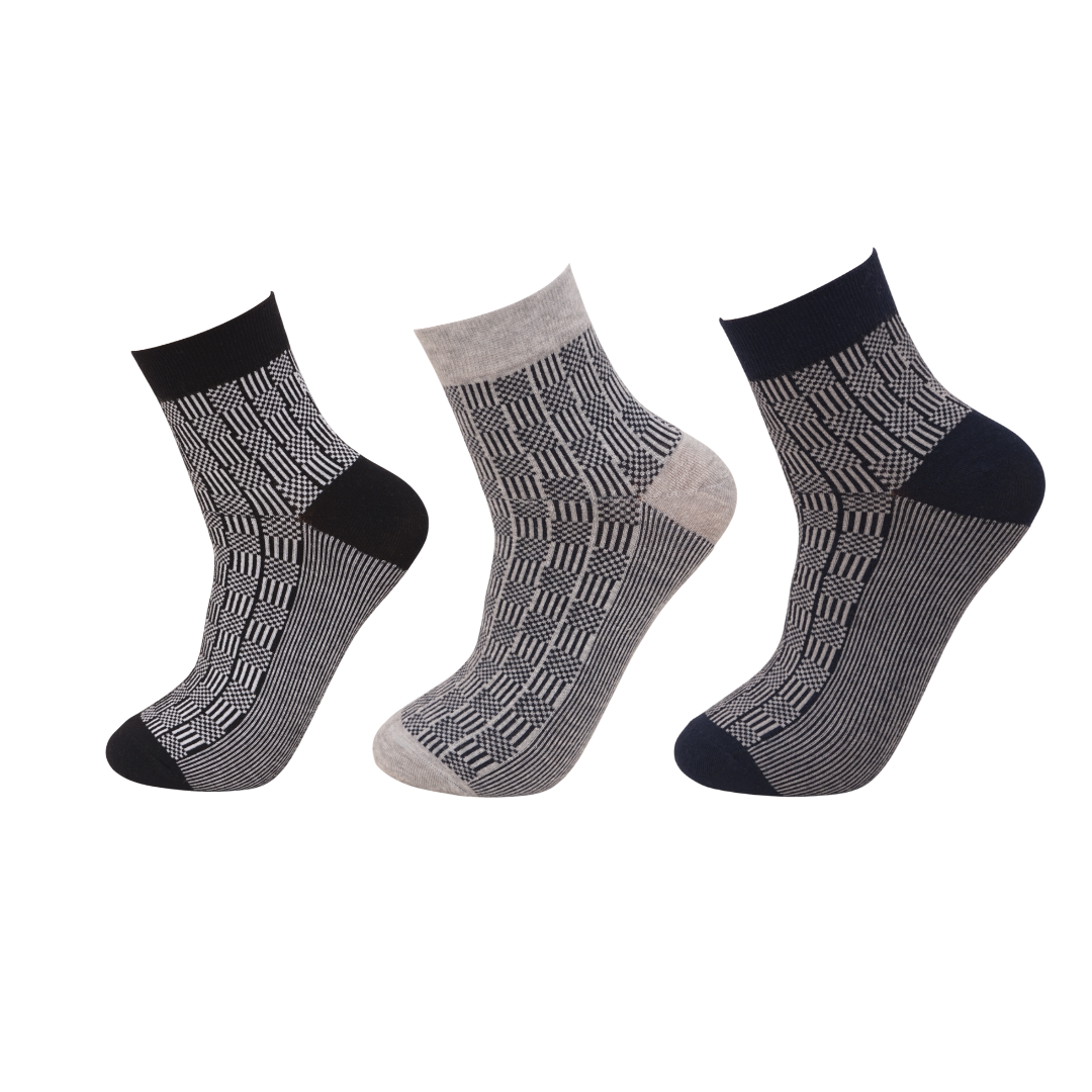 Platinum Ankle Formal wear socks Pack of 3