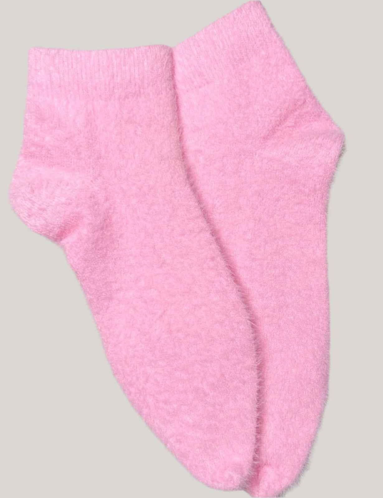 Fuzzy Pink Thumb Socks (Pack Of 1) 2N