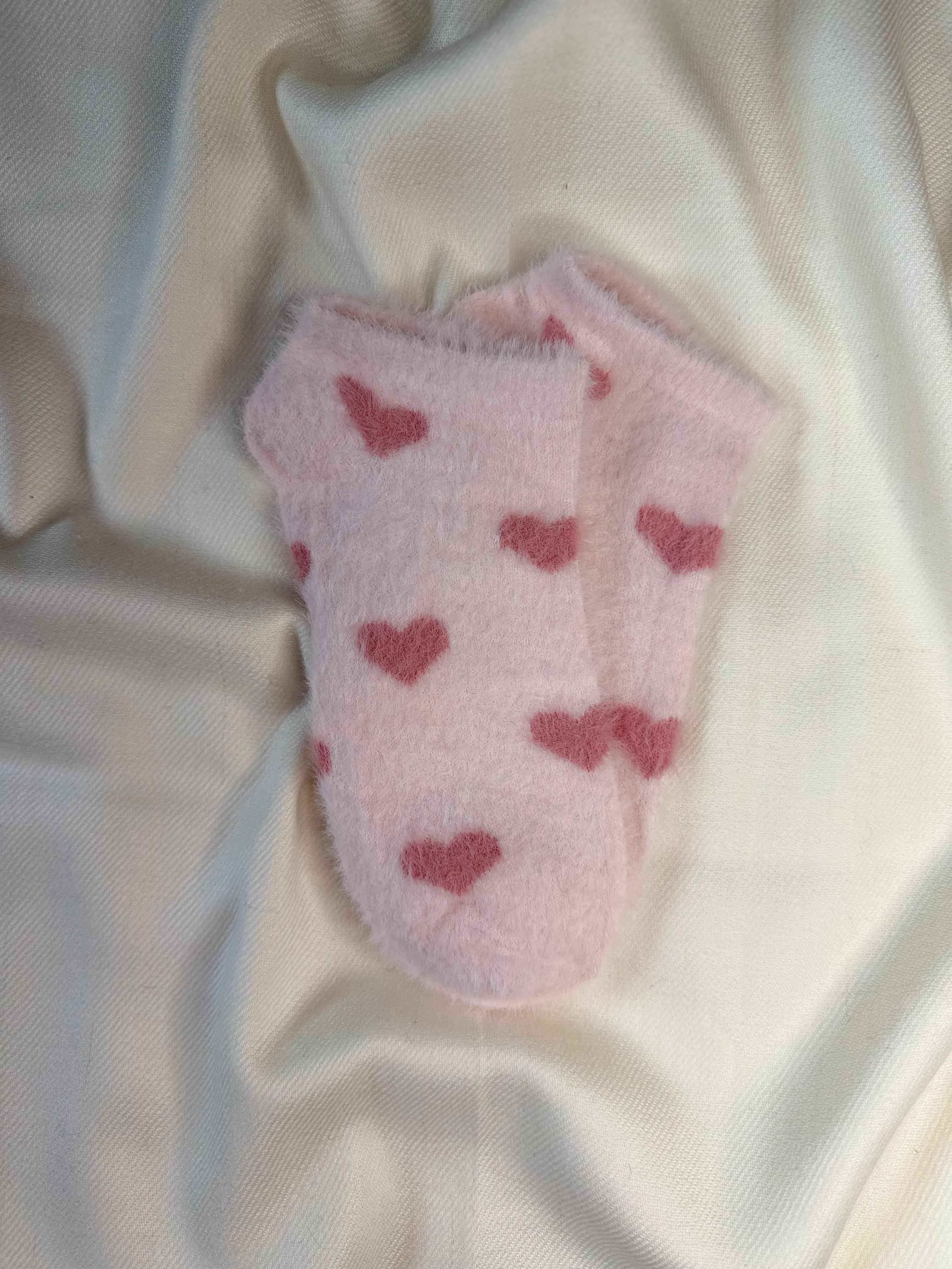 Cozy Heart-Patterned Winter Socks (Pack of 3) 6N