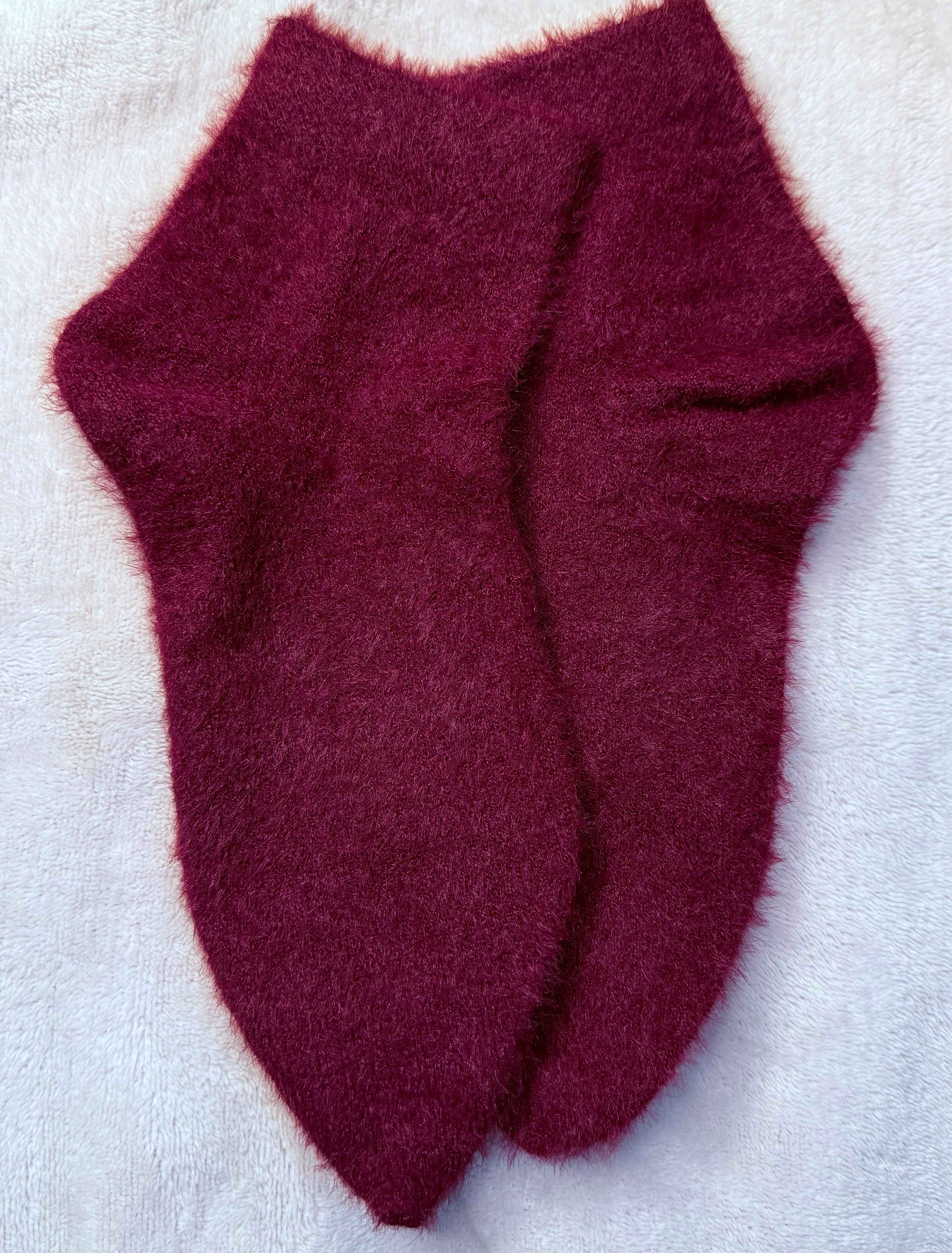 Fuzzy Wine Thumb Socks (Pack Of 1) 2N