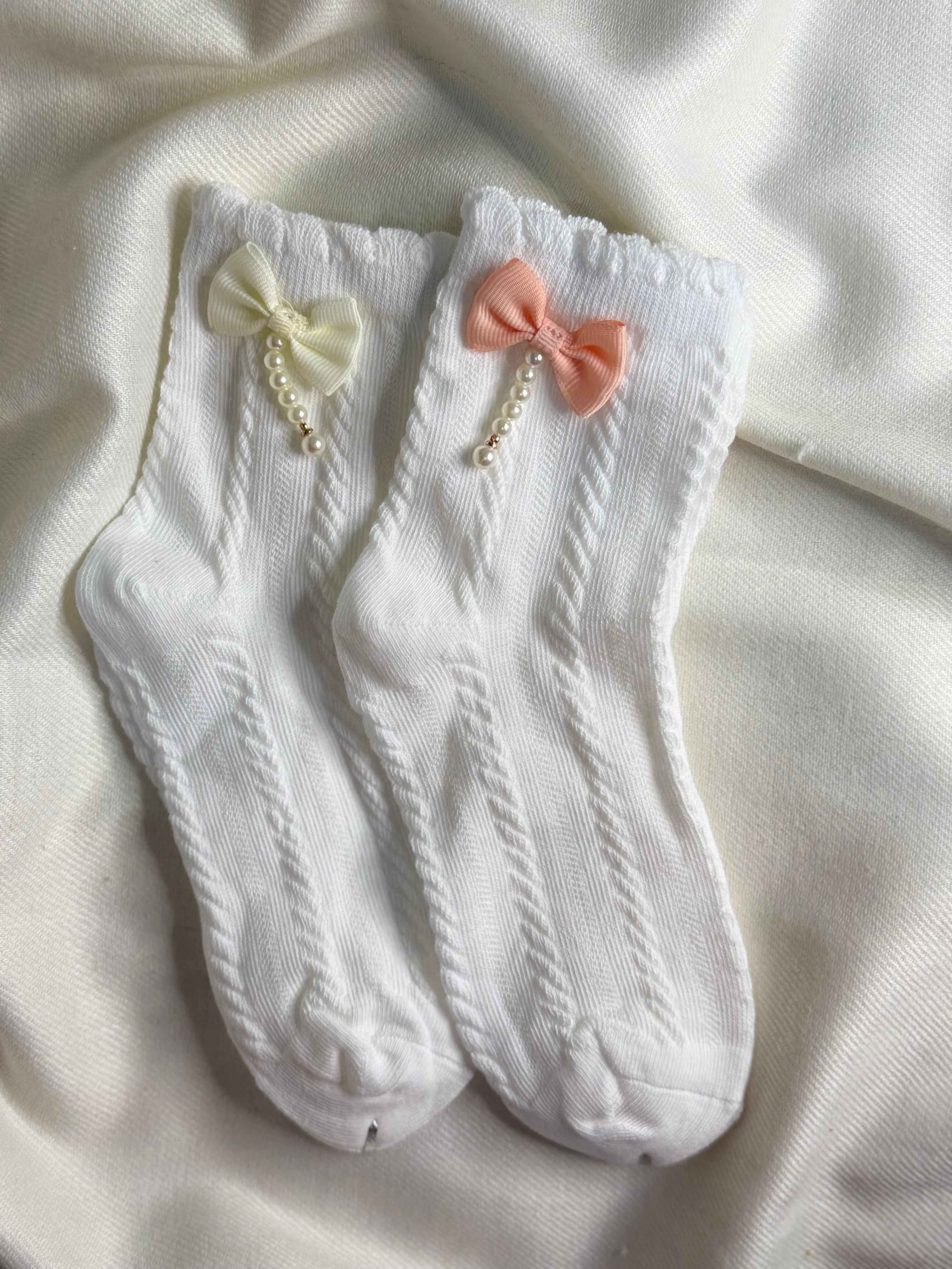 Pearl Bow Collection (Pack Of 2) 4N