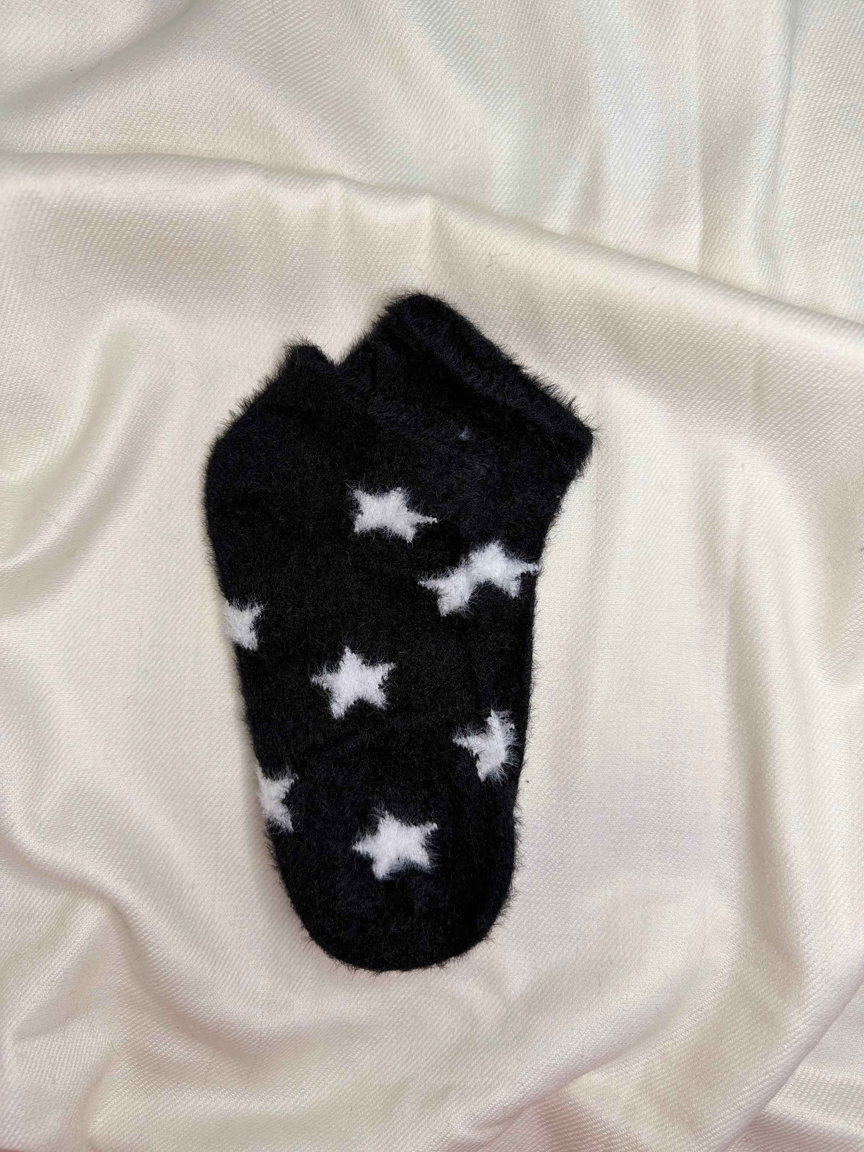 Starry Cozy Socks Chic Black (Pack Of 1)2N