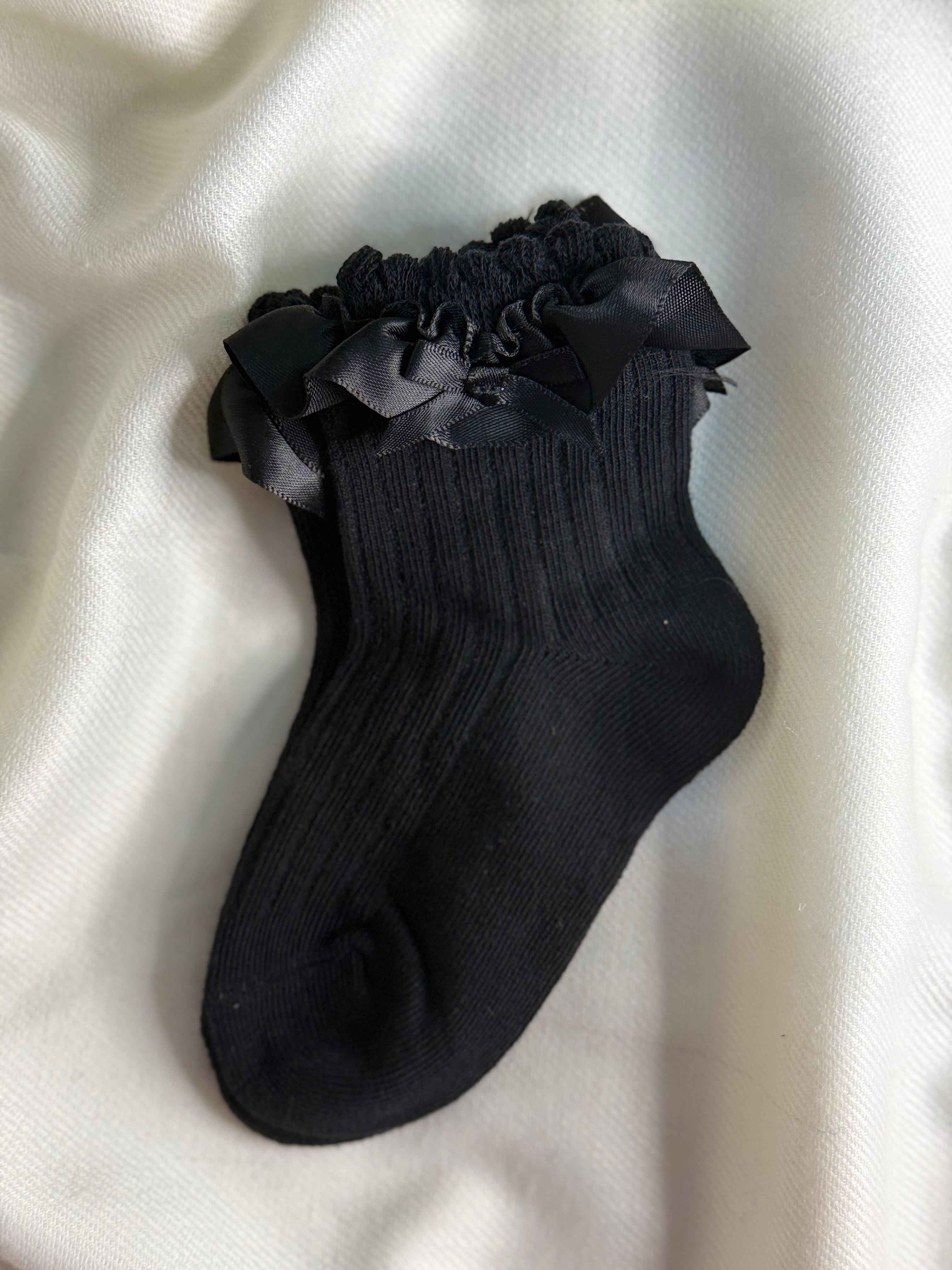 Winter Elegance Black socks (Pack Of 1)2N