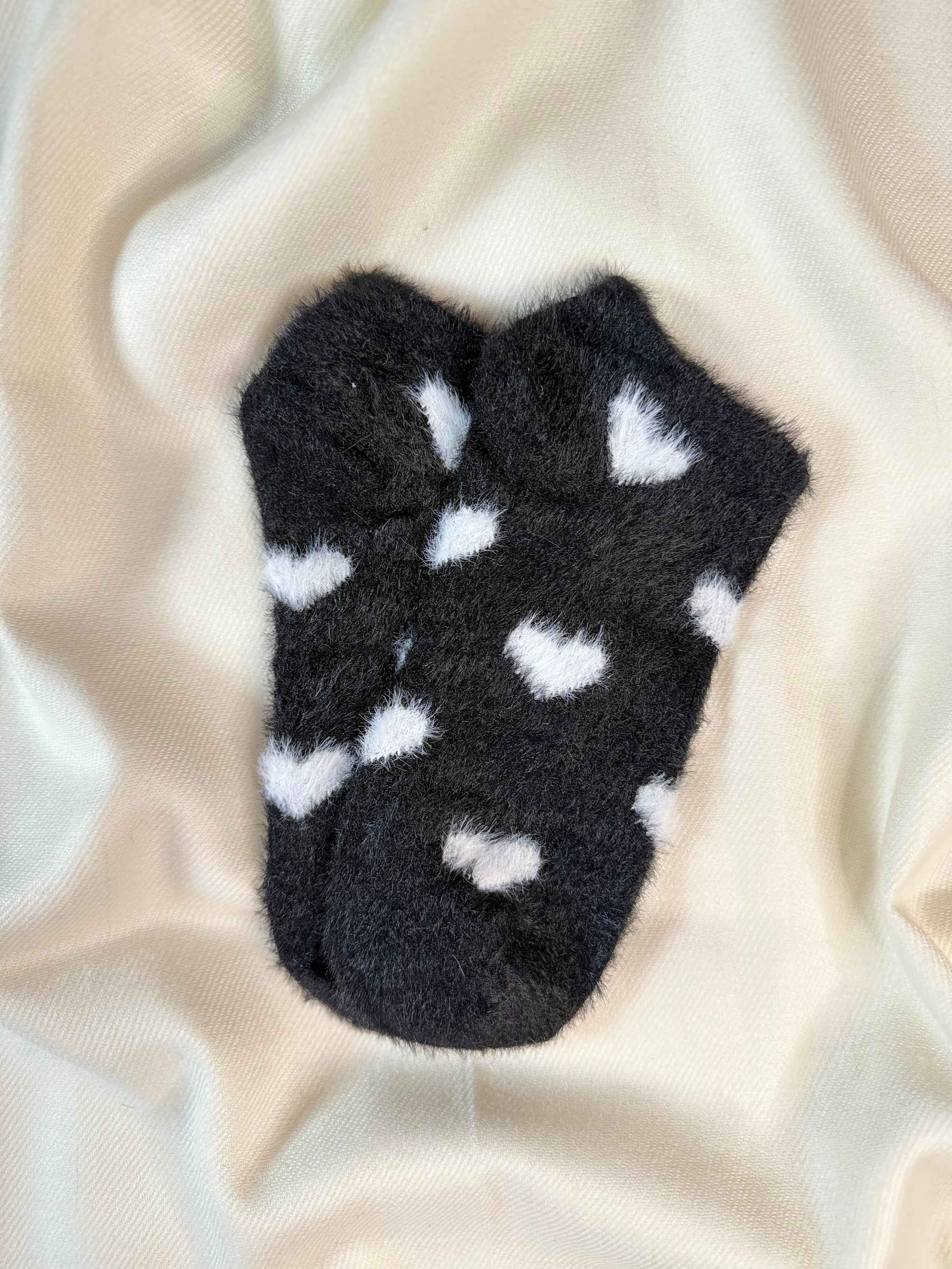 Cozy Heart-Patterned Winter Socks (Pack Of 5)10N