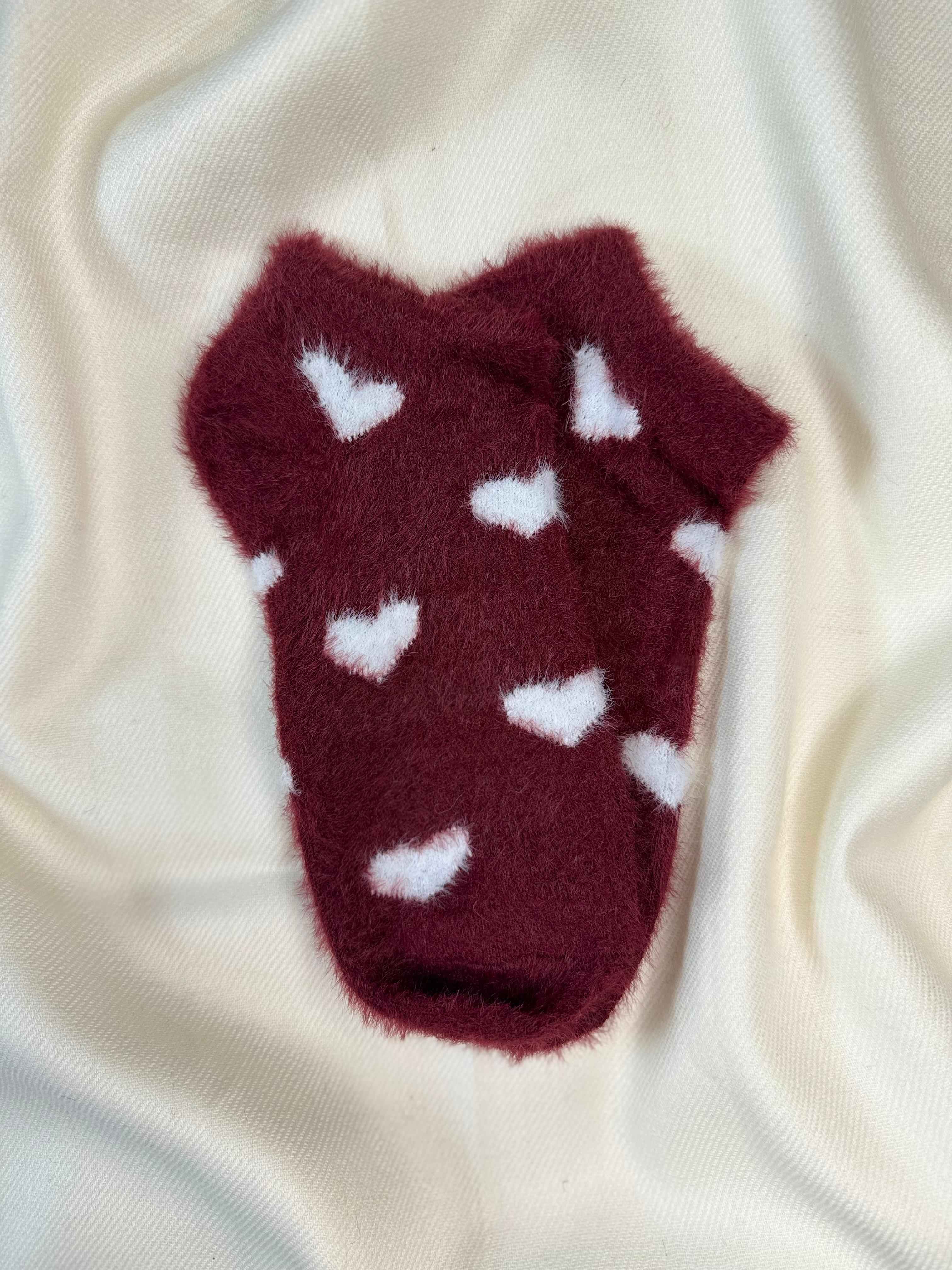 Cozy Heart-Patterned Winter Socks (Pack Of 5)10N