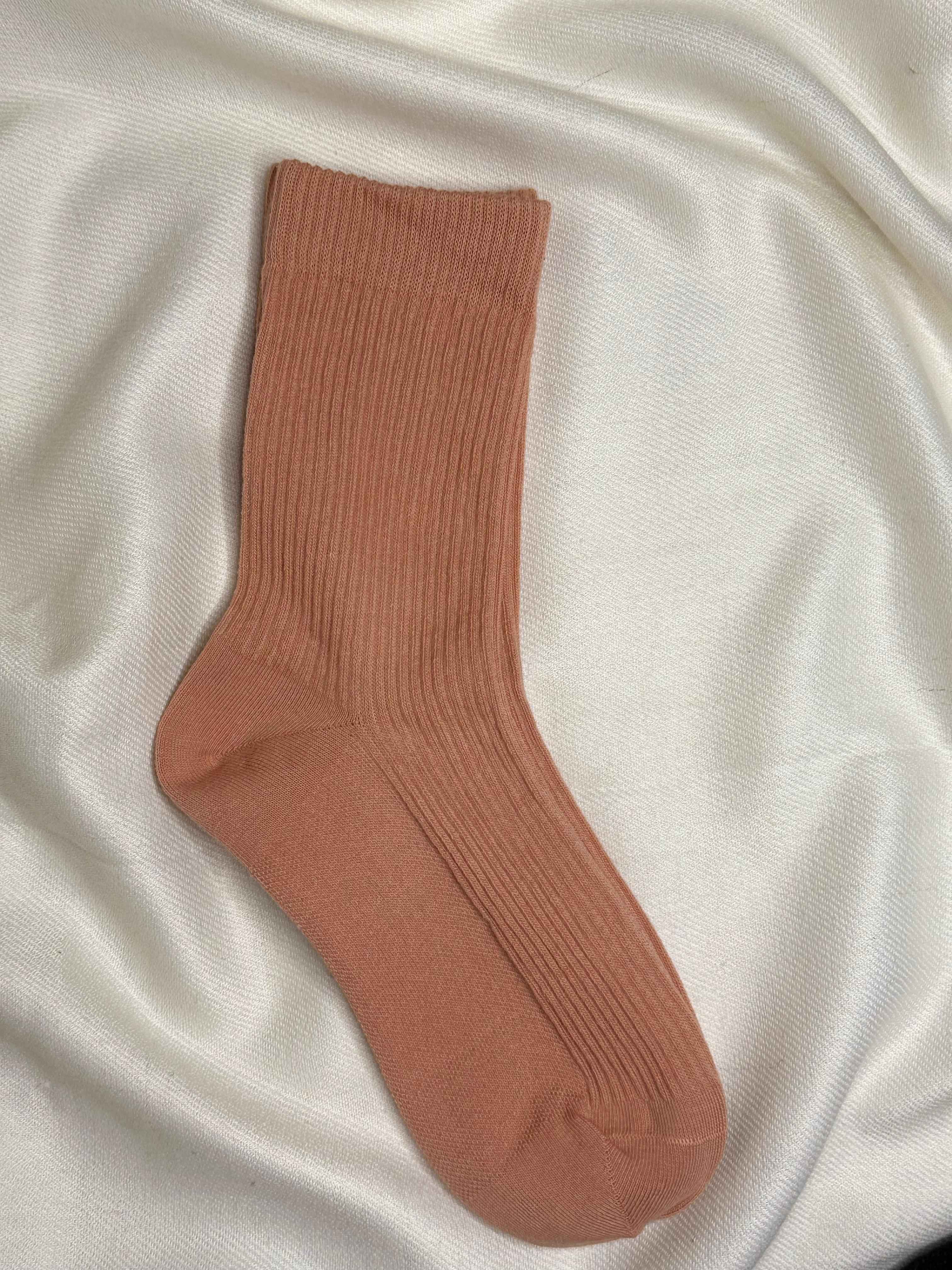 Ribbed Solid Colorful Socks (Pack Of 5)10N