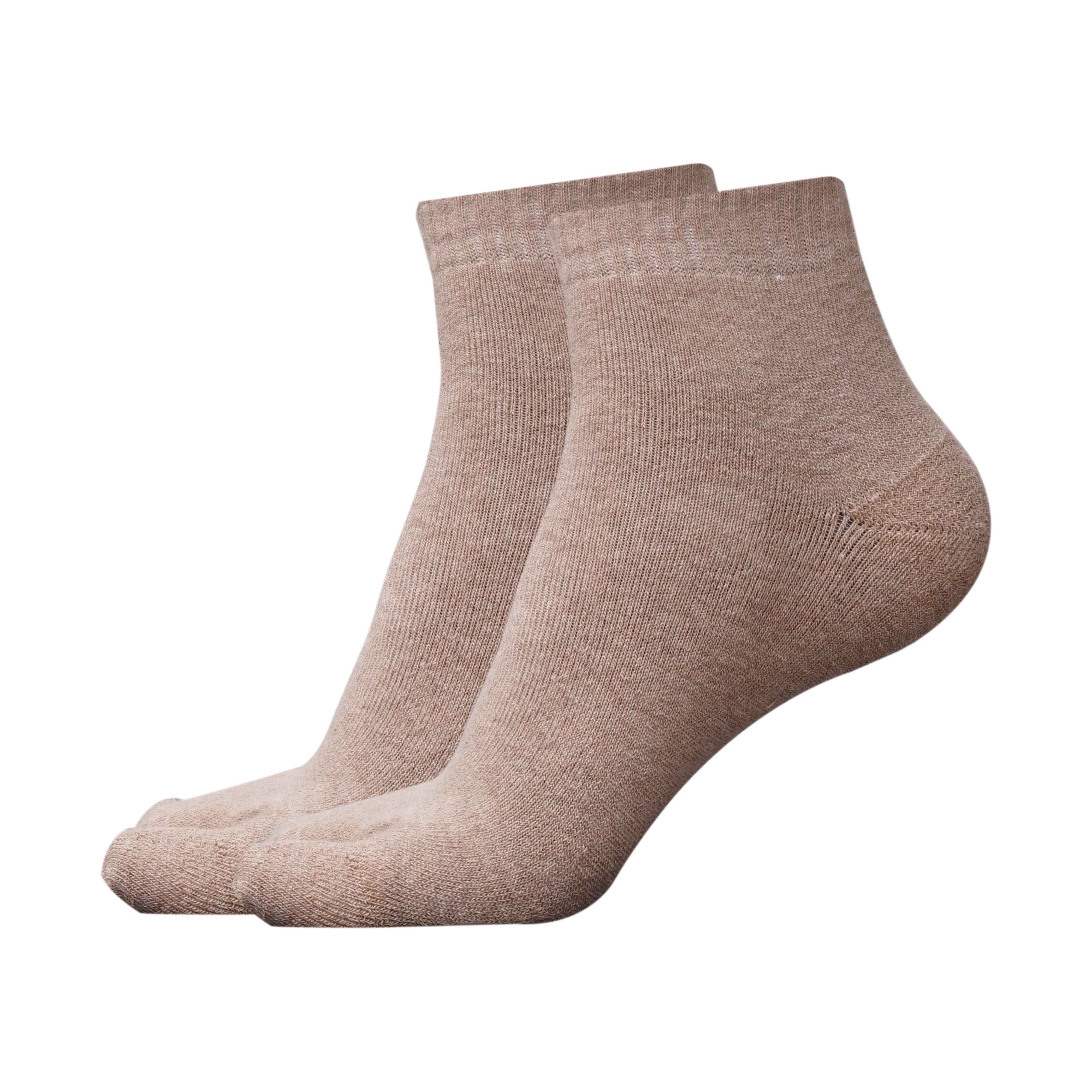 Town business Ankle Thumb Wolen beige Luxury Socks (Pack of 1) 2N