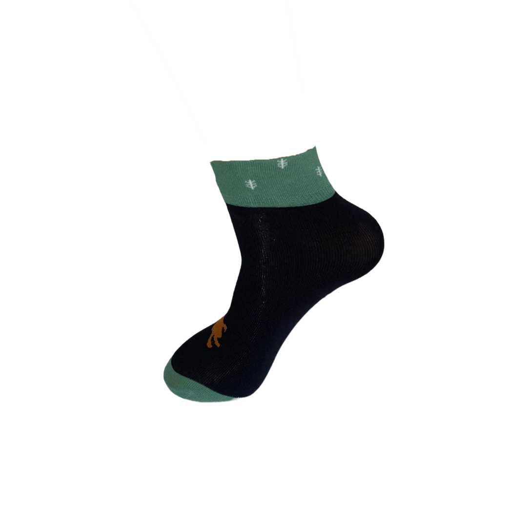 Cozy Noel Black Christmas Socks - Perfect Holiday Gift (Pack of 1)